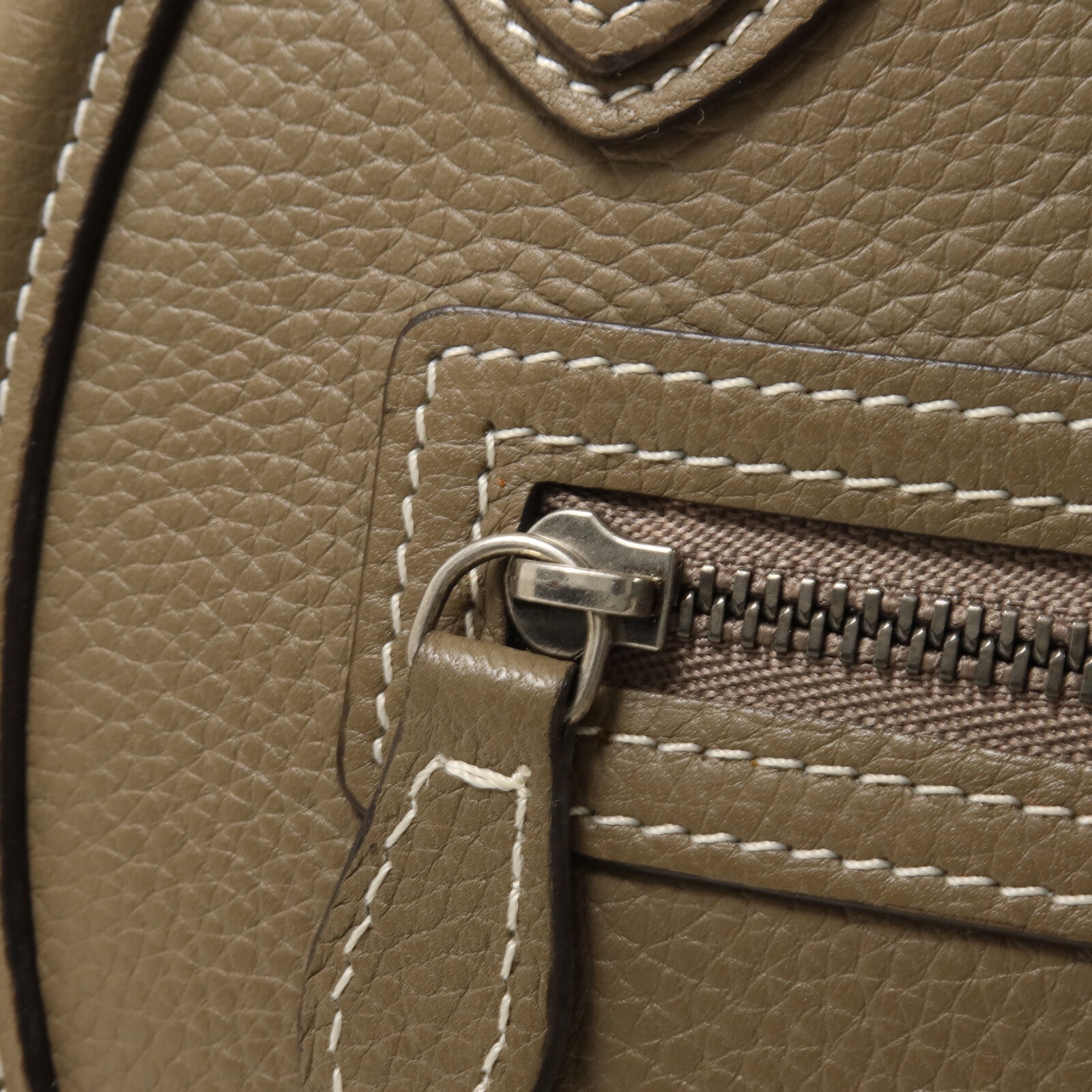 CELINE 牛皮皮革Nano Luggage手挽肩背兩用袋