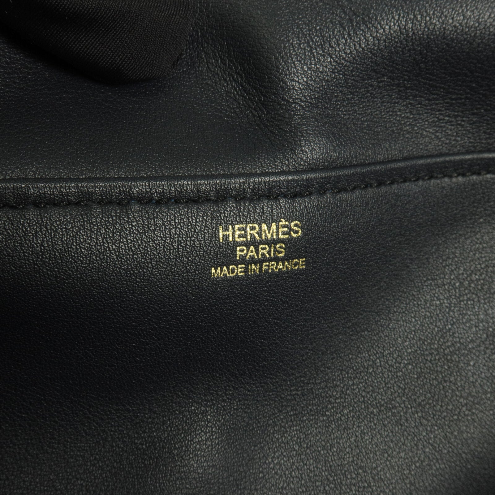 HERMES Suede皮革Lindy 30手挽肩背兩用袋Bleu Nuit