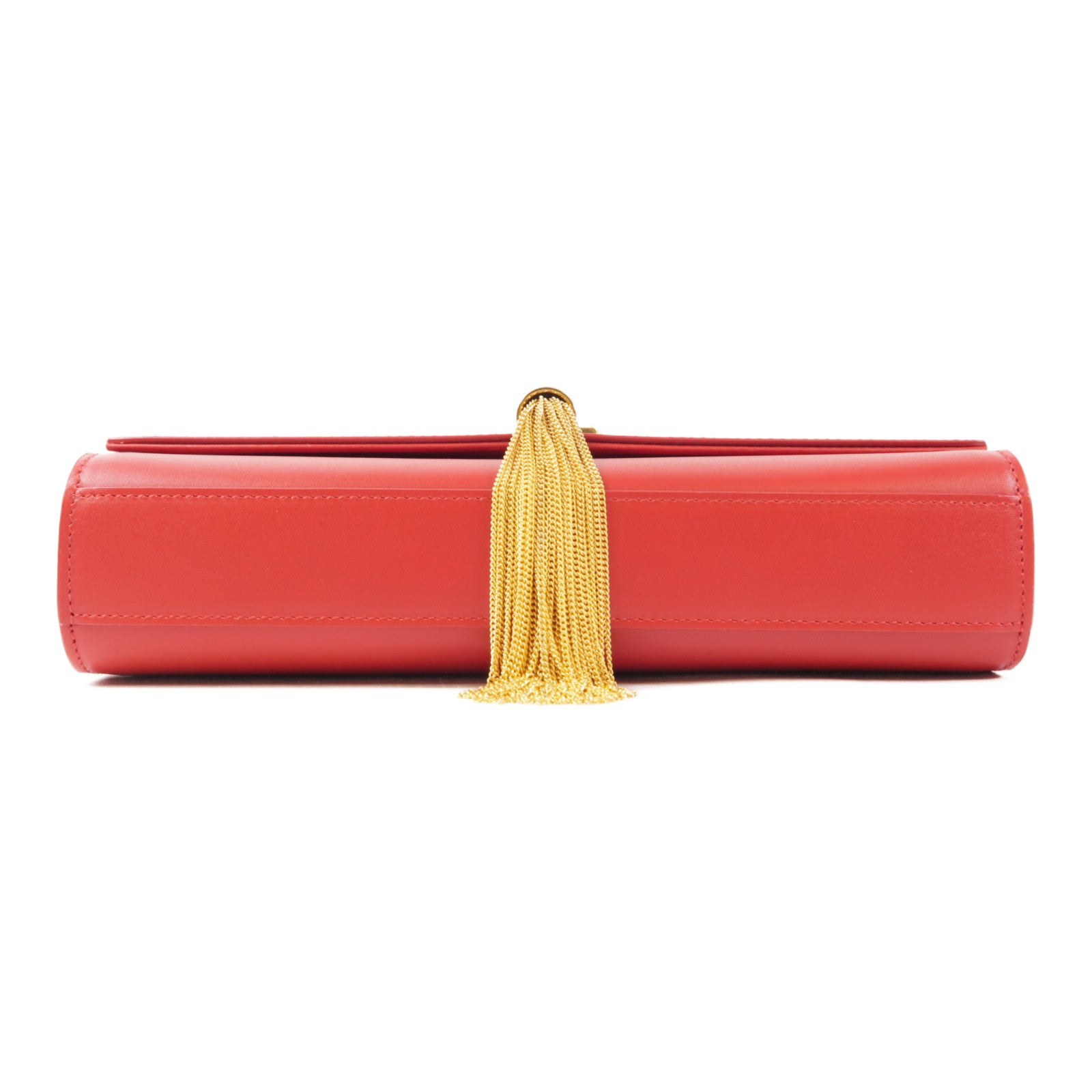 YVES SAINT LAURENT 牛皮皮革Kate Bag金扣鏈帶肩背袋