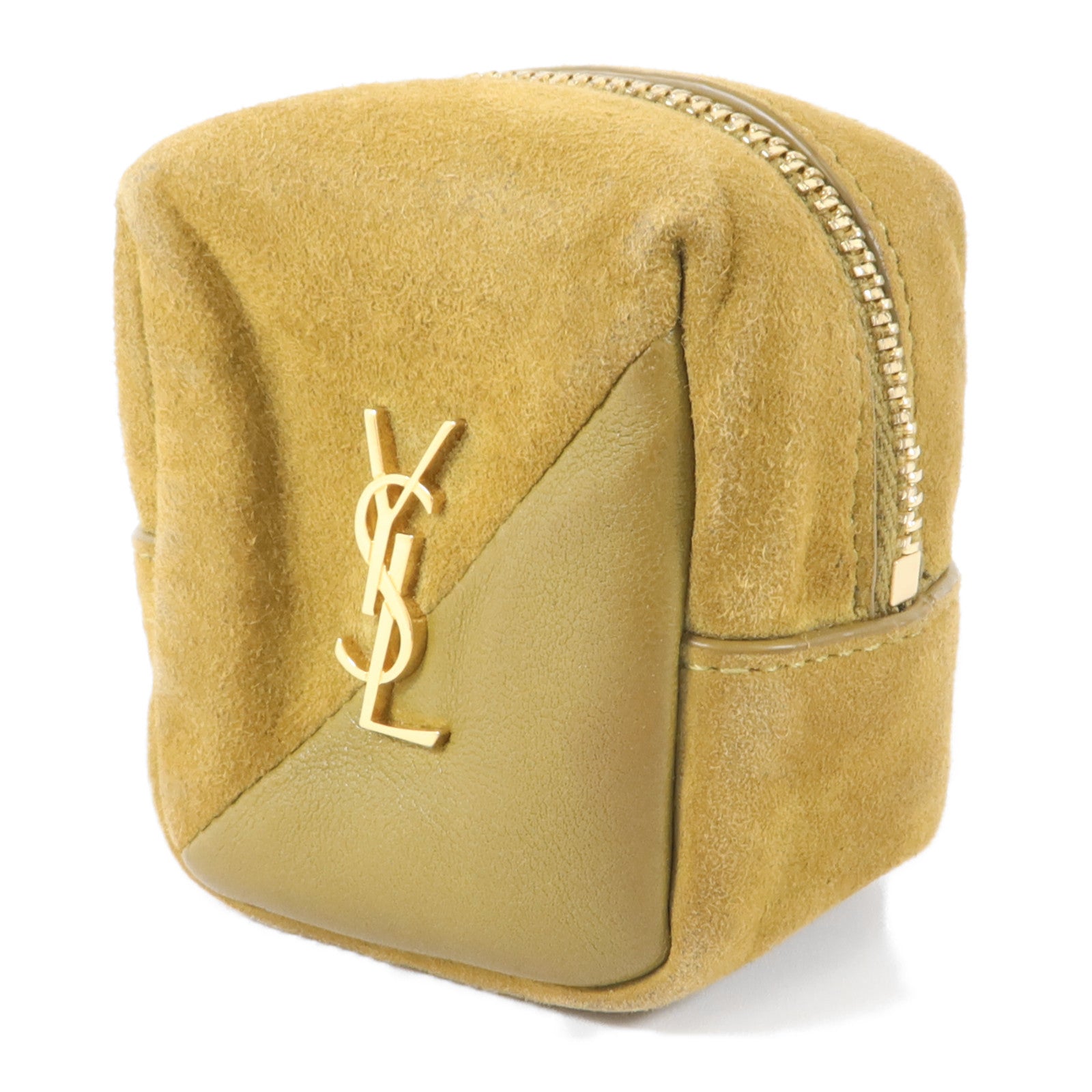 SAINT LAURENT 麂皮皮革/羊皮皮革Pouch小袋