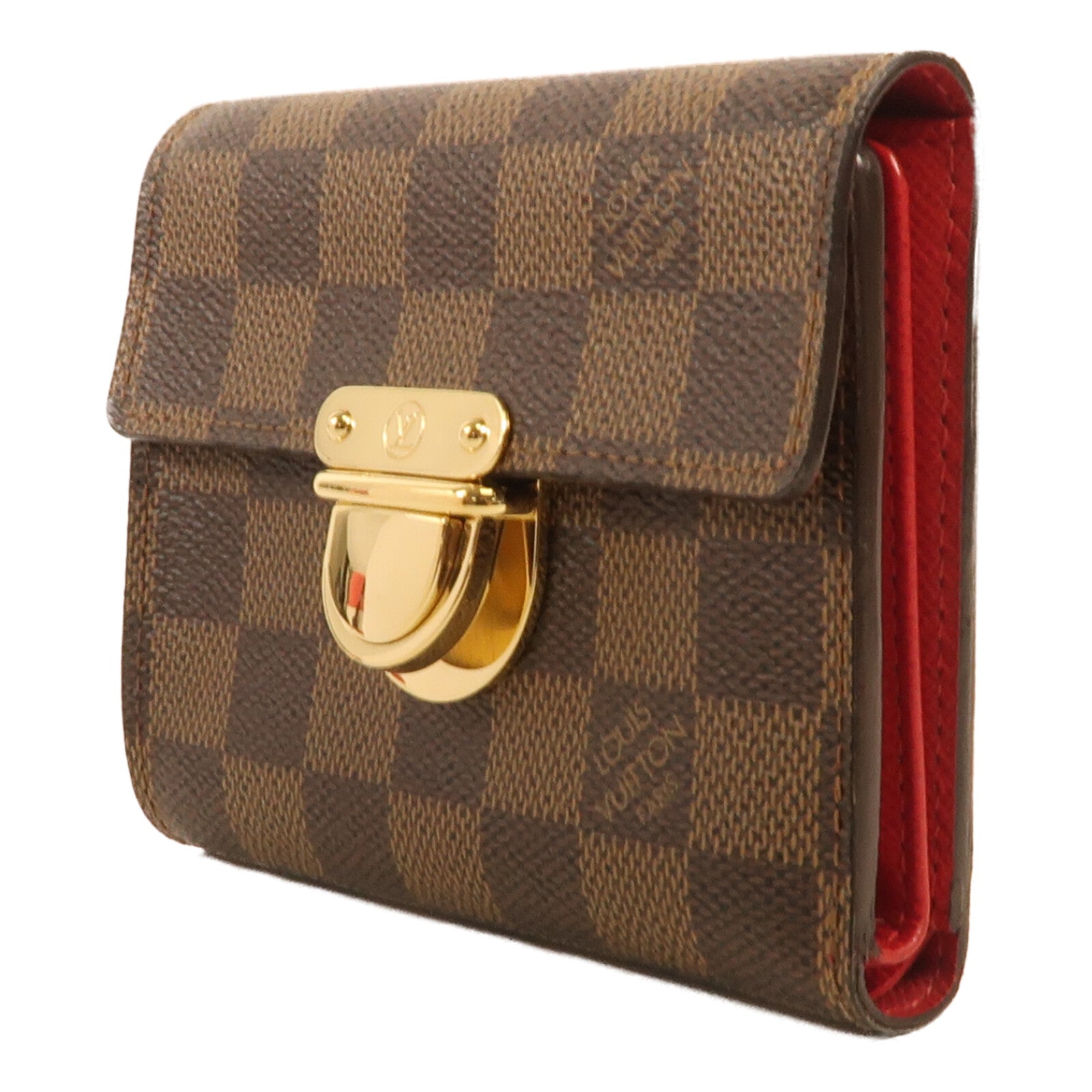 LOUIS VUITTON Damier Portefeuille Koala金扣錢包