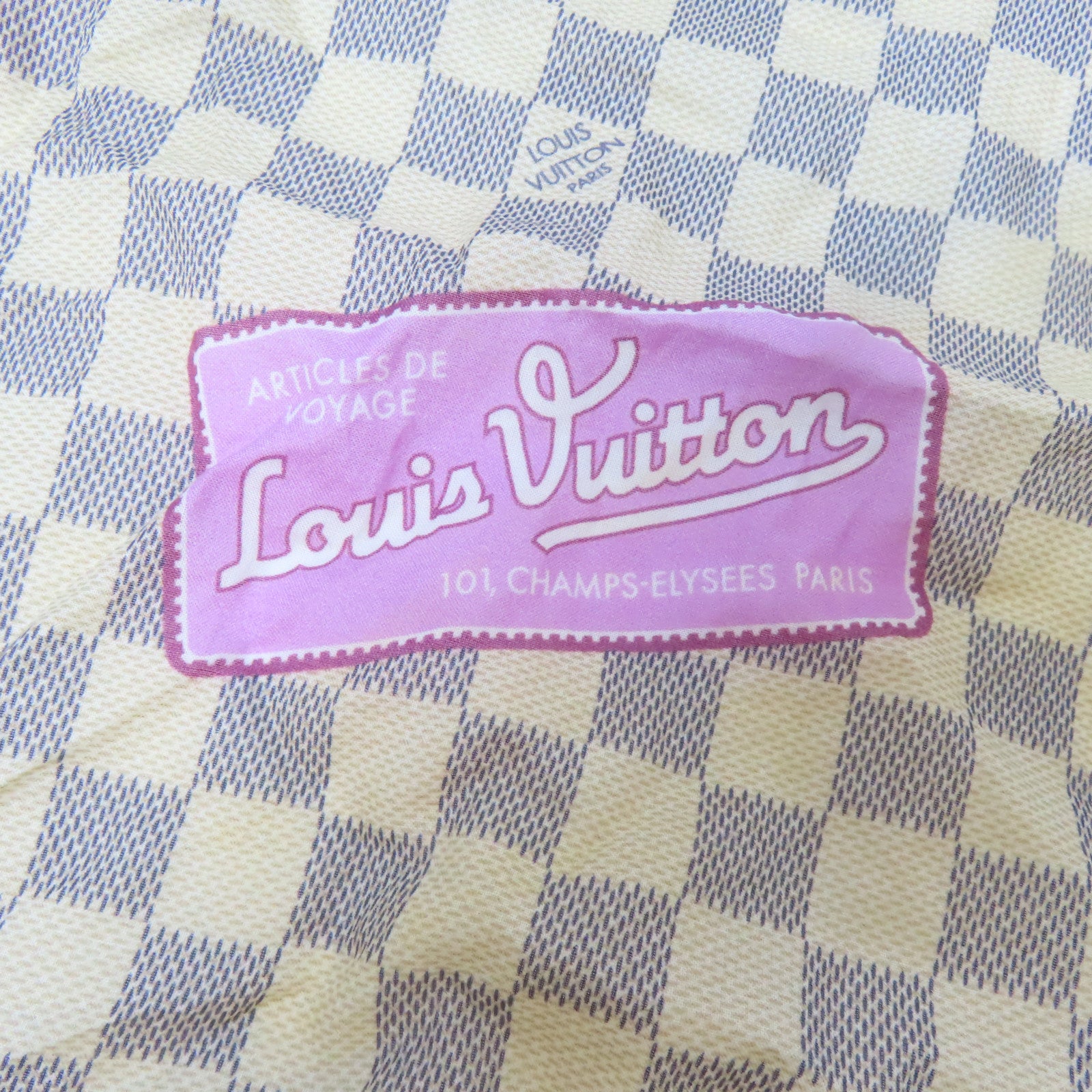 LOUIS VUITTON 【激減優惠】Damier Azur Summer Trunk Scarf絲巾彩色