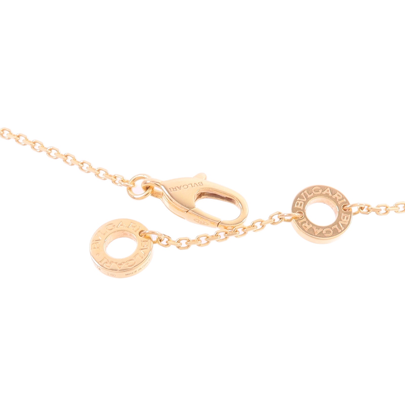 BVLGARI 18K玫瑰金Divas' Dream Necklace紅玉髓/鑽石項鍊