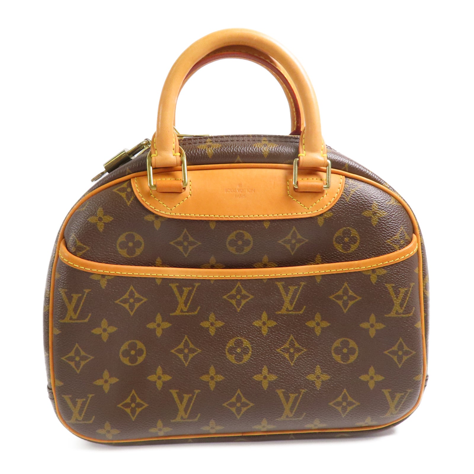 LOUIS VUITTON Monogram Trouville金扣手挽袋