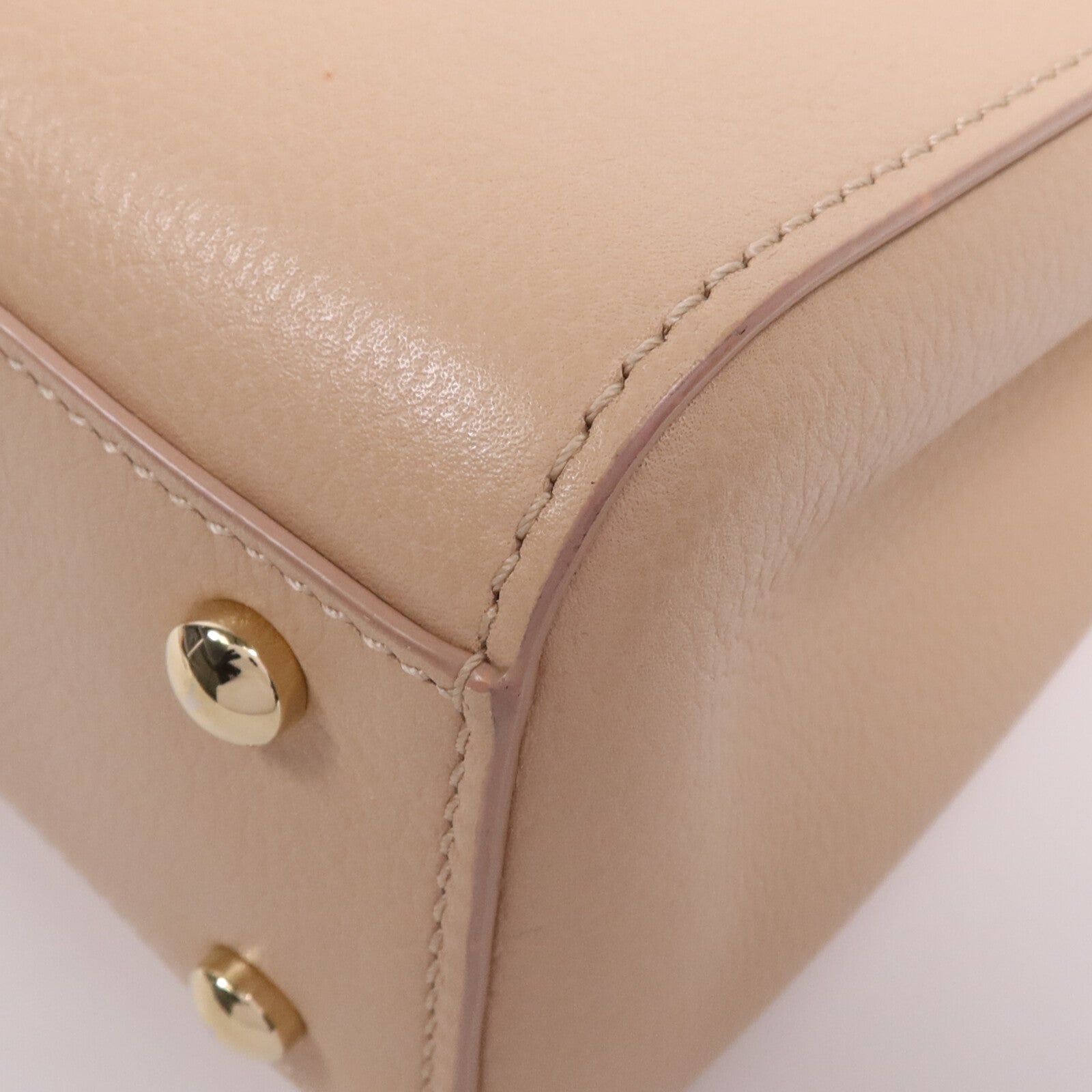 CHANEL 牛皮皮革2 Way Shoulder Bag金扣手挽肩背兩用袋