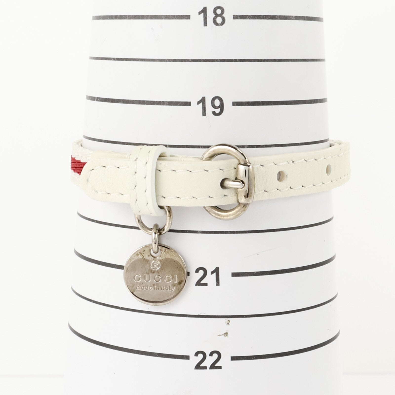 GUCCI 皮革/金屬Charity Bracelet手鏈
