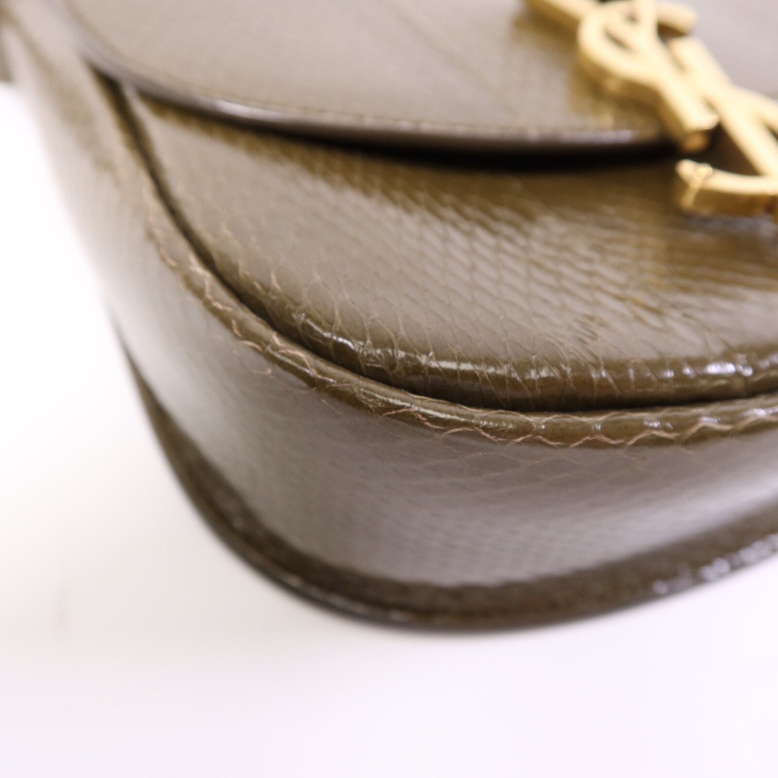 SAINT LAURENT 牛皮皮革Kaia Crossbody Bag金扣肩背袋