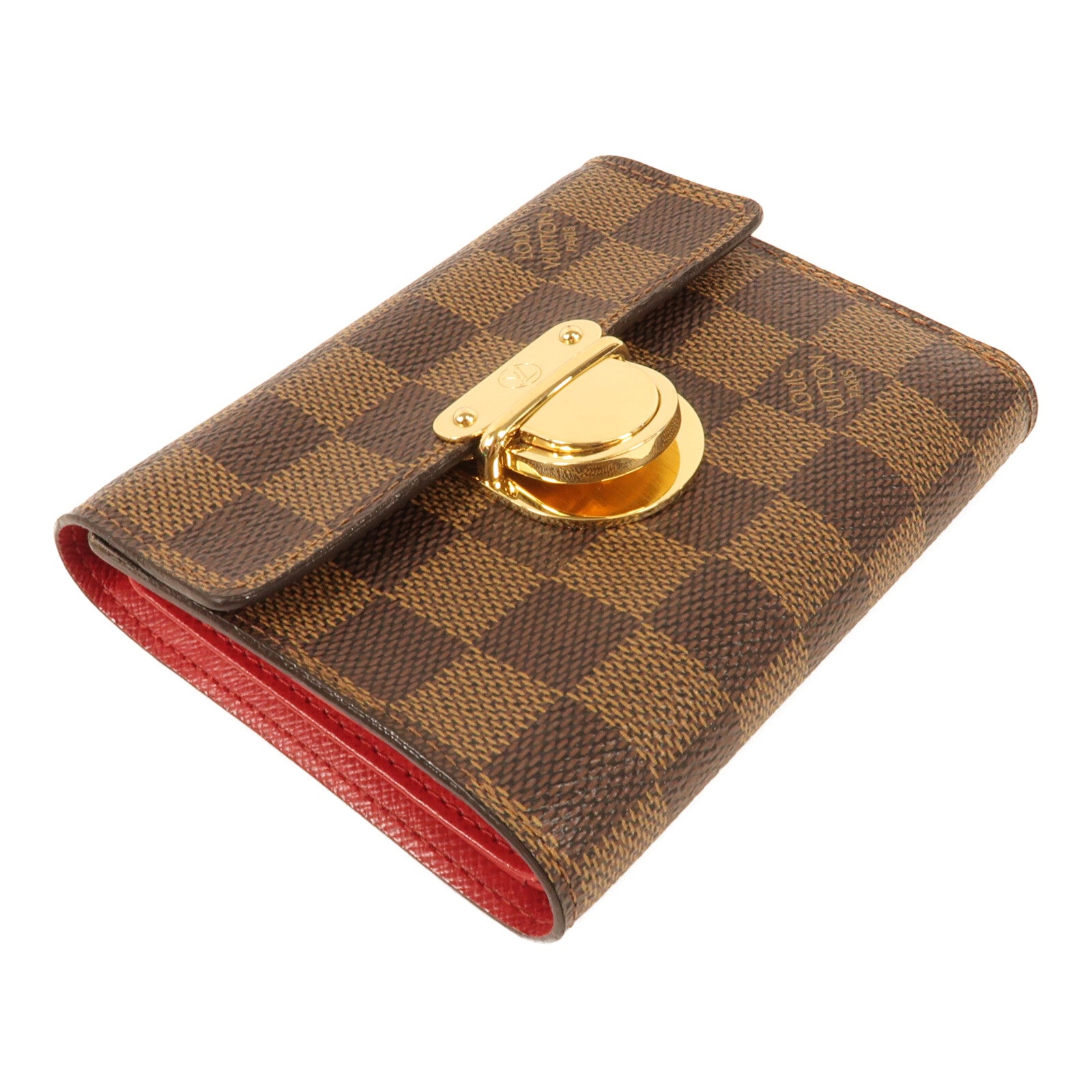 LOUIS VUITTON Damier Portefeuille Koala金扣錢包