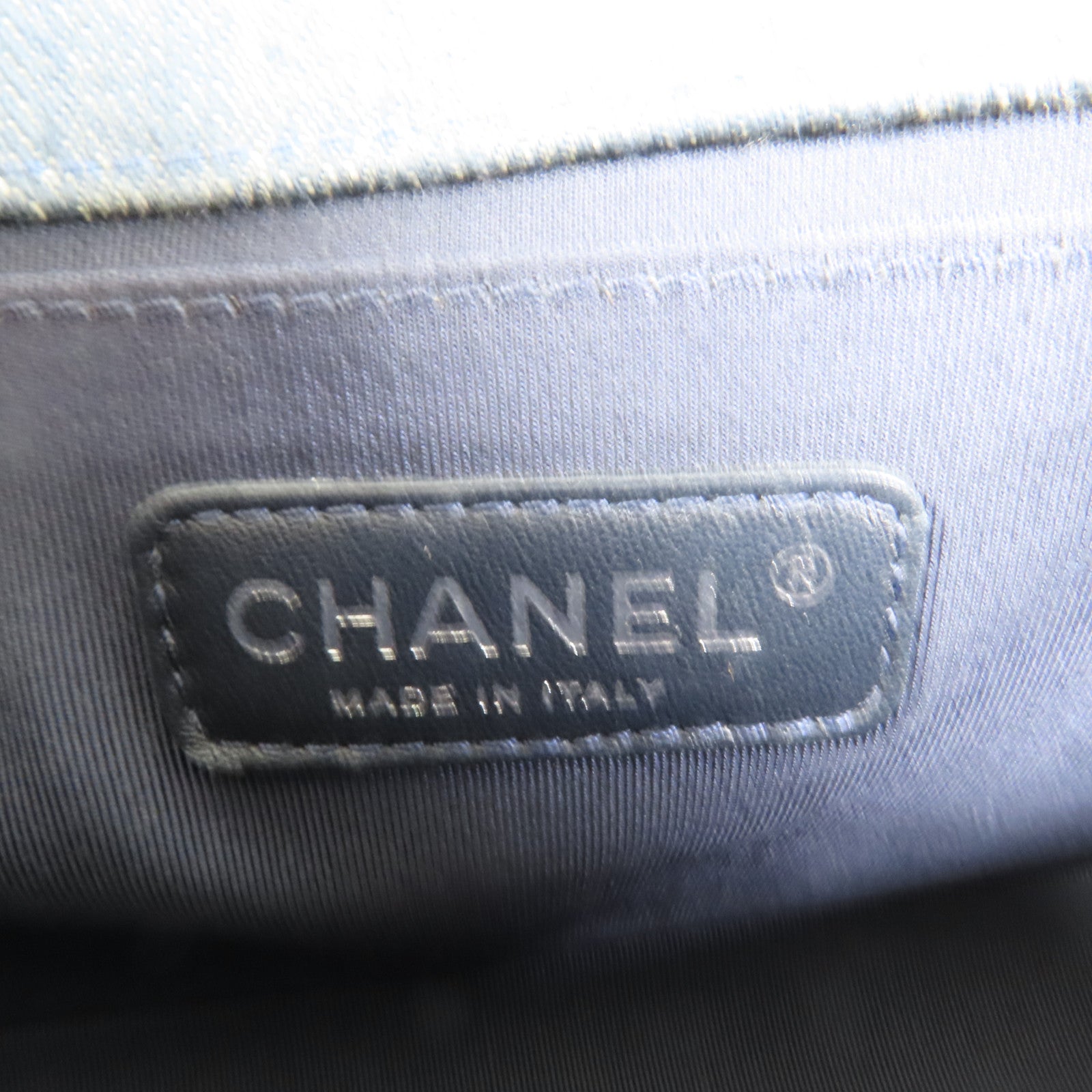 CHANEL 【激減優惠】Demin Boy 25鏈帶肩背袋