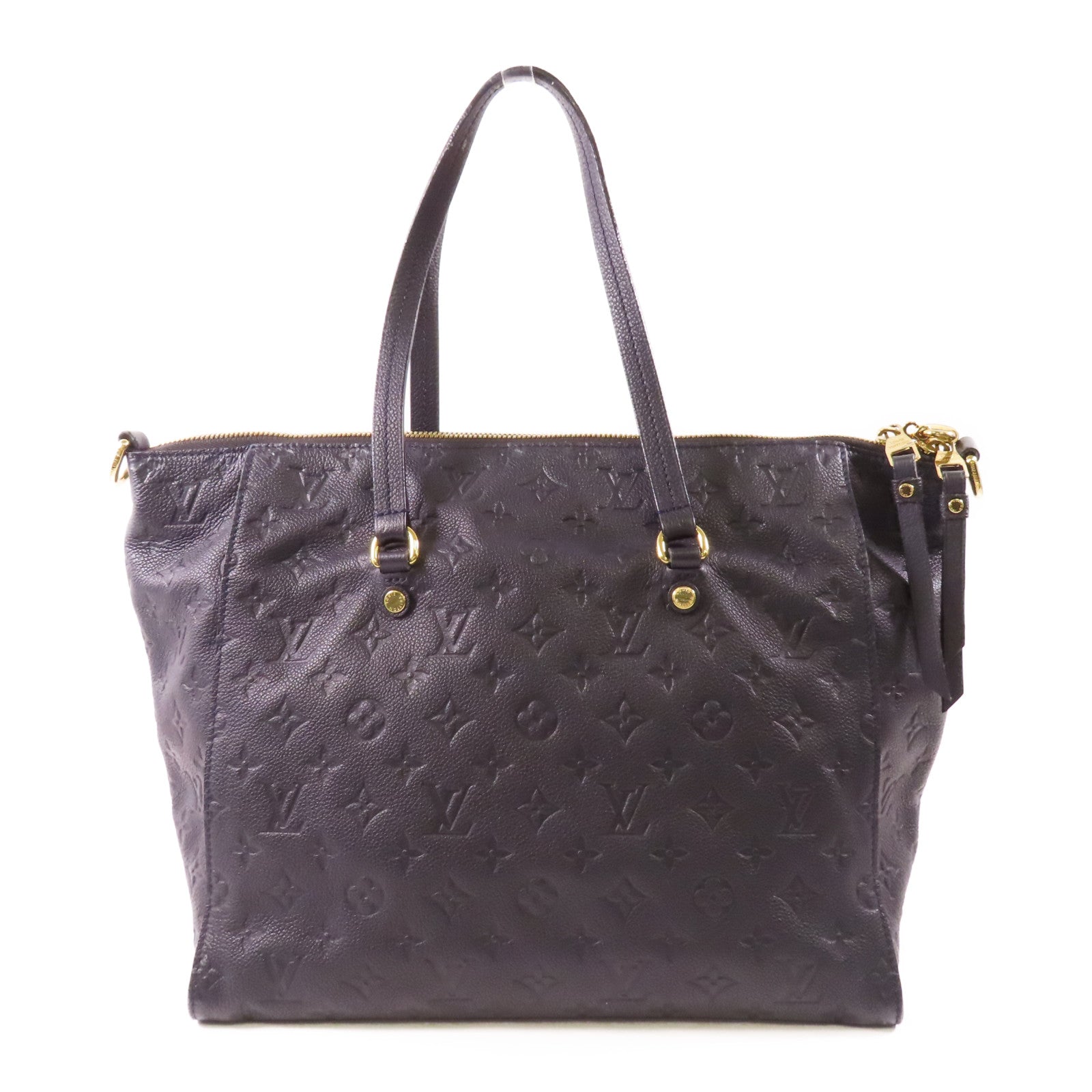 LOUIS VUITTON Monogram Empreinte Lumineuse PM金扣肩背袋