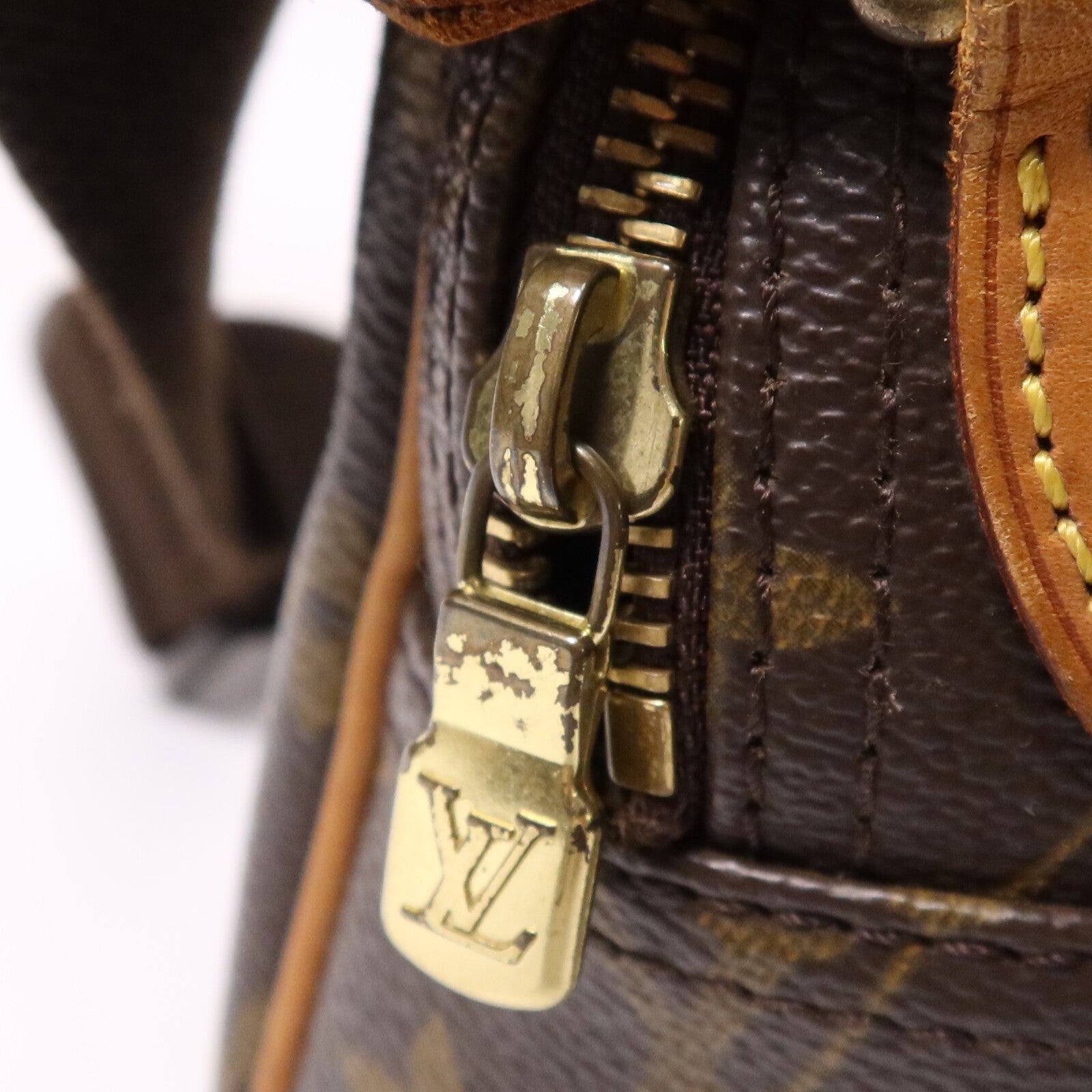 LOUIS VUITTON Monogram Reporter PM金扣肩背袋