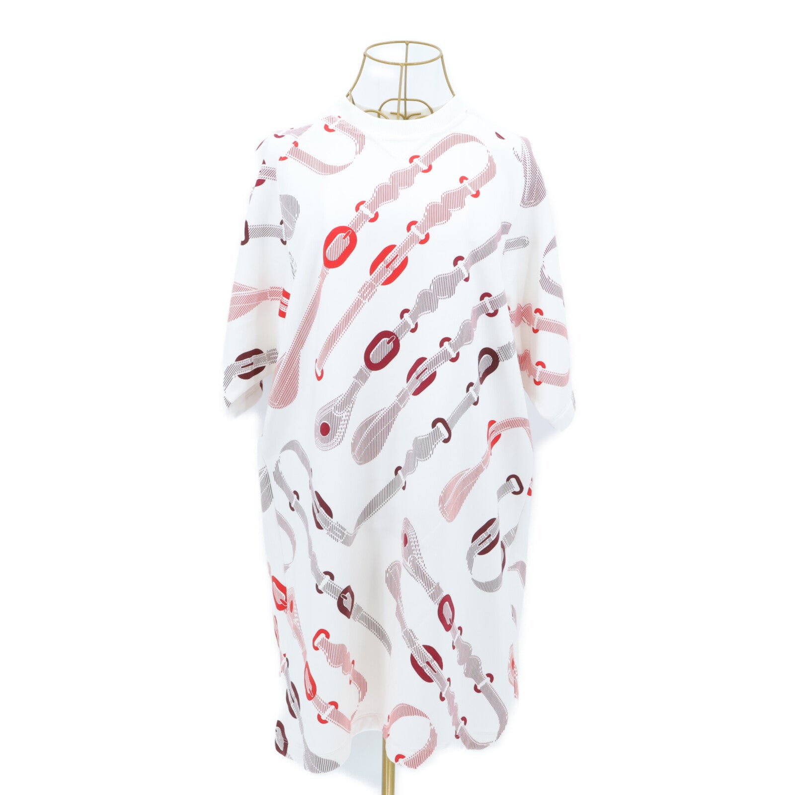 HERMES Coaching Remix Short-Sleeved Dress連身裙