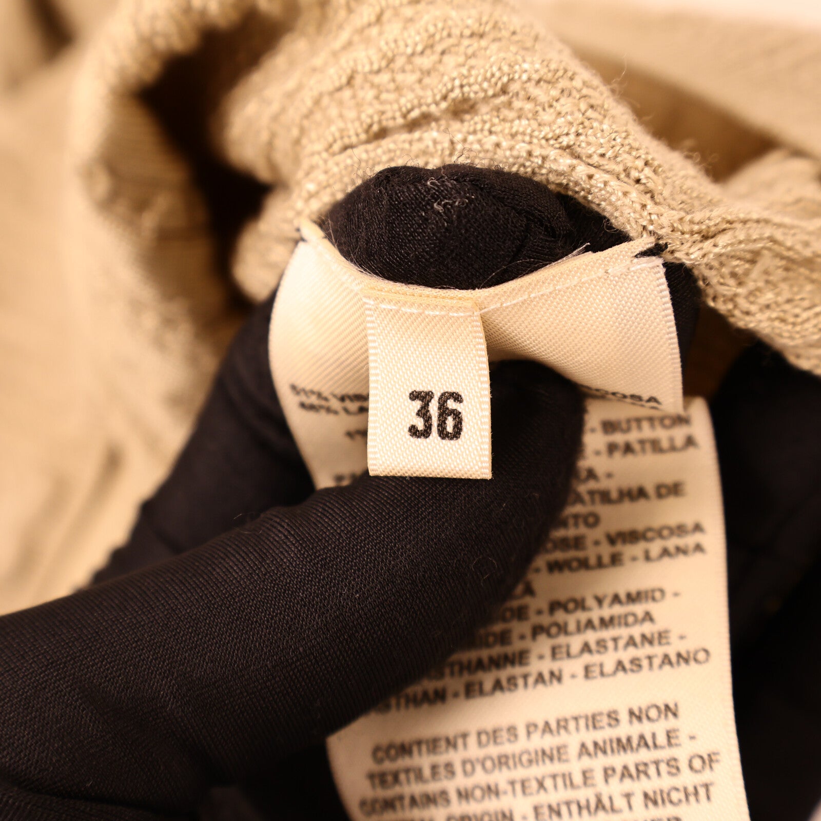 HERMES Viscose/Wool Effet Kaleidoscope Cardigan針織