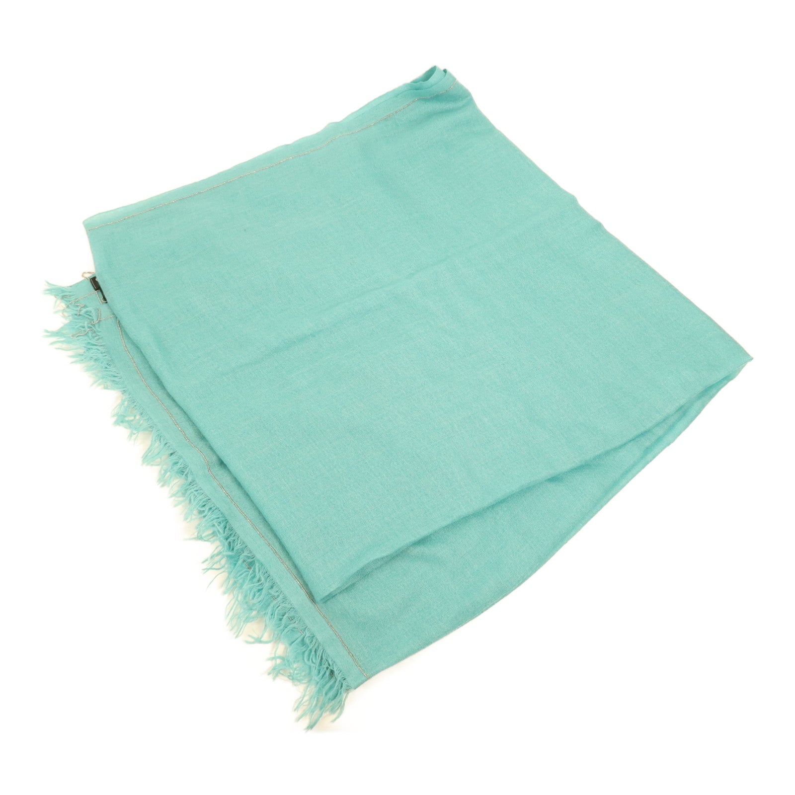 CHANEL 羊毛/絲質Muffler圍巾