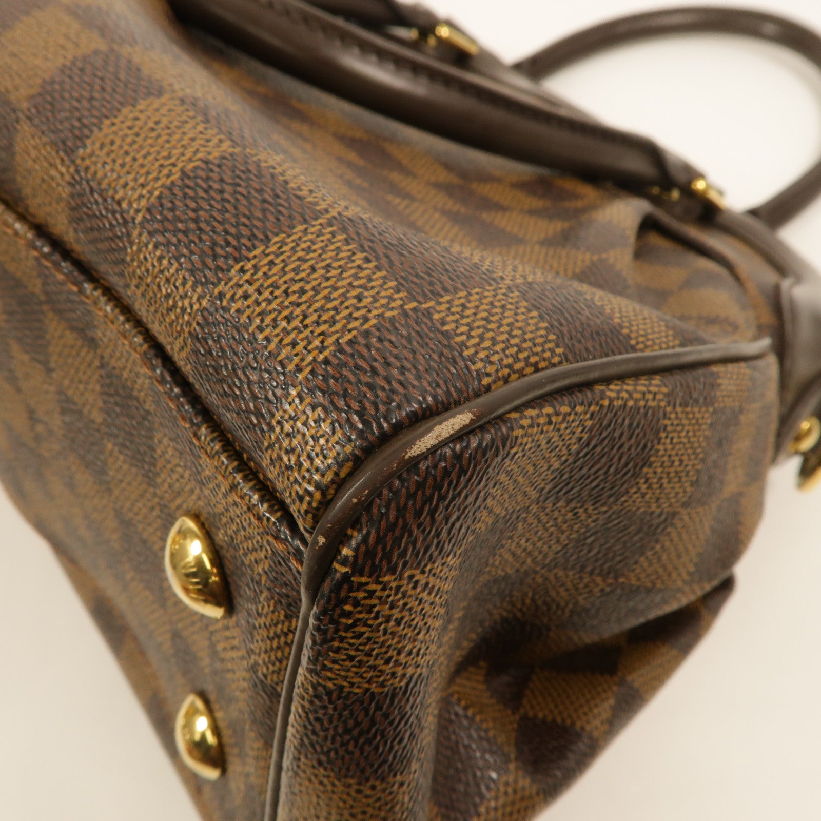 LOUIS VUITTON Damier Trevi PM手挽肩背兩用袋