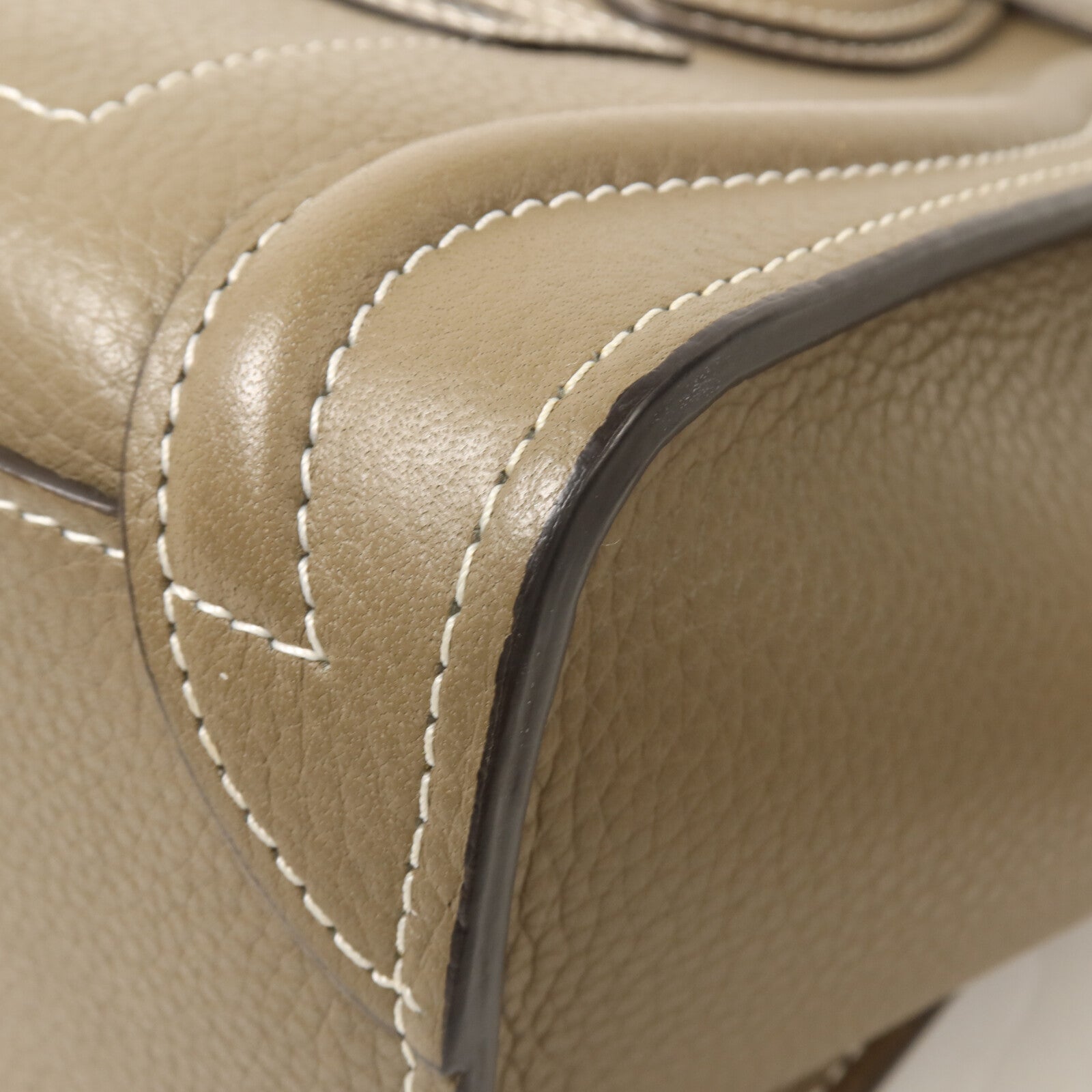 CELINE 牛皮皮革Nano Luggage手挽肩背兩用袋