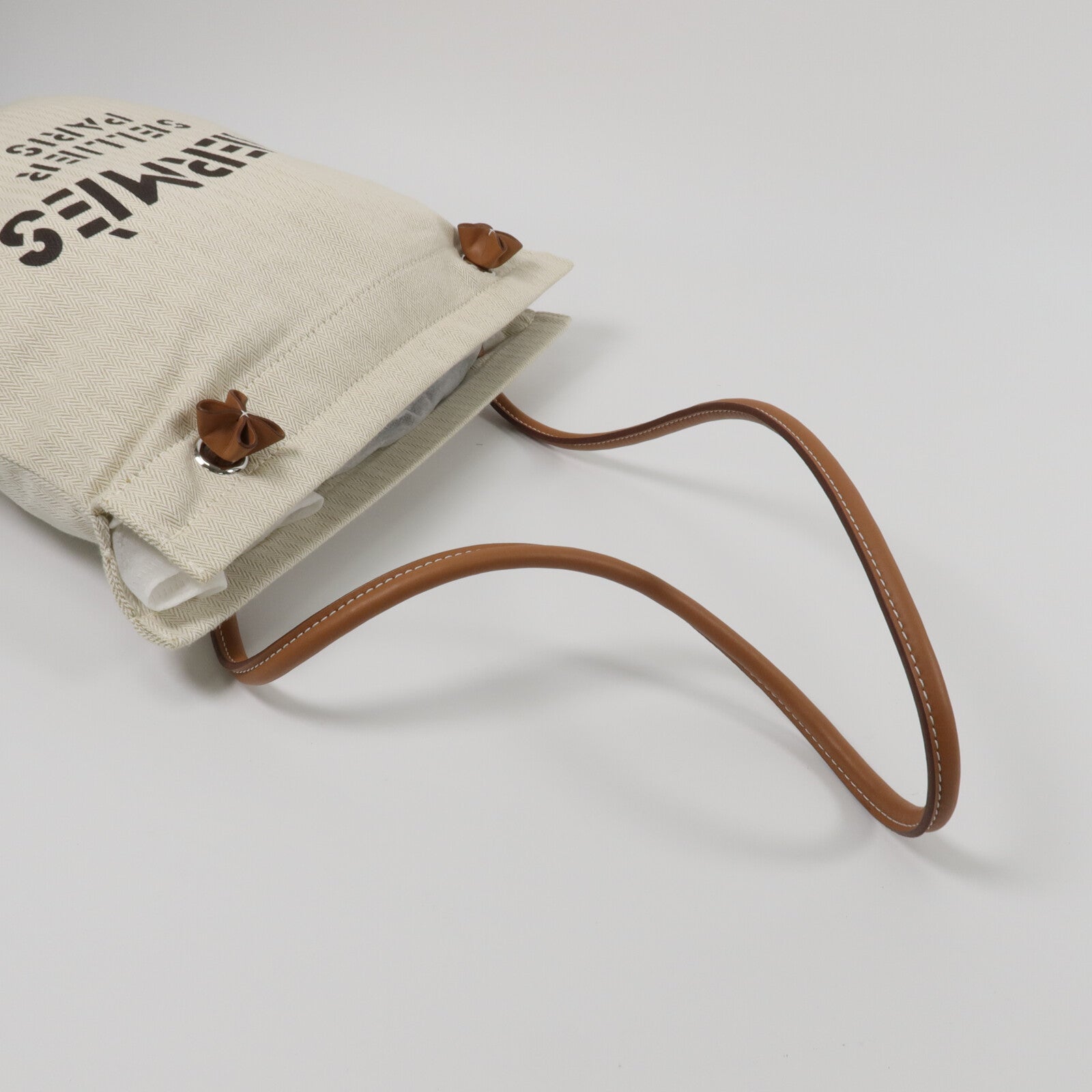 HERMES 帆布Aline Grooming手挽袋