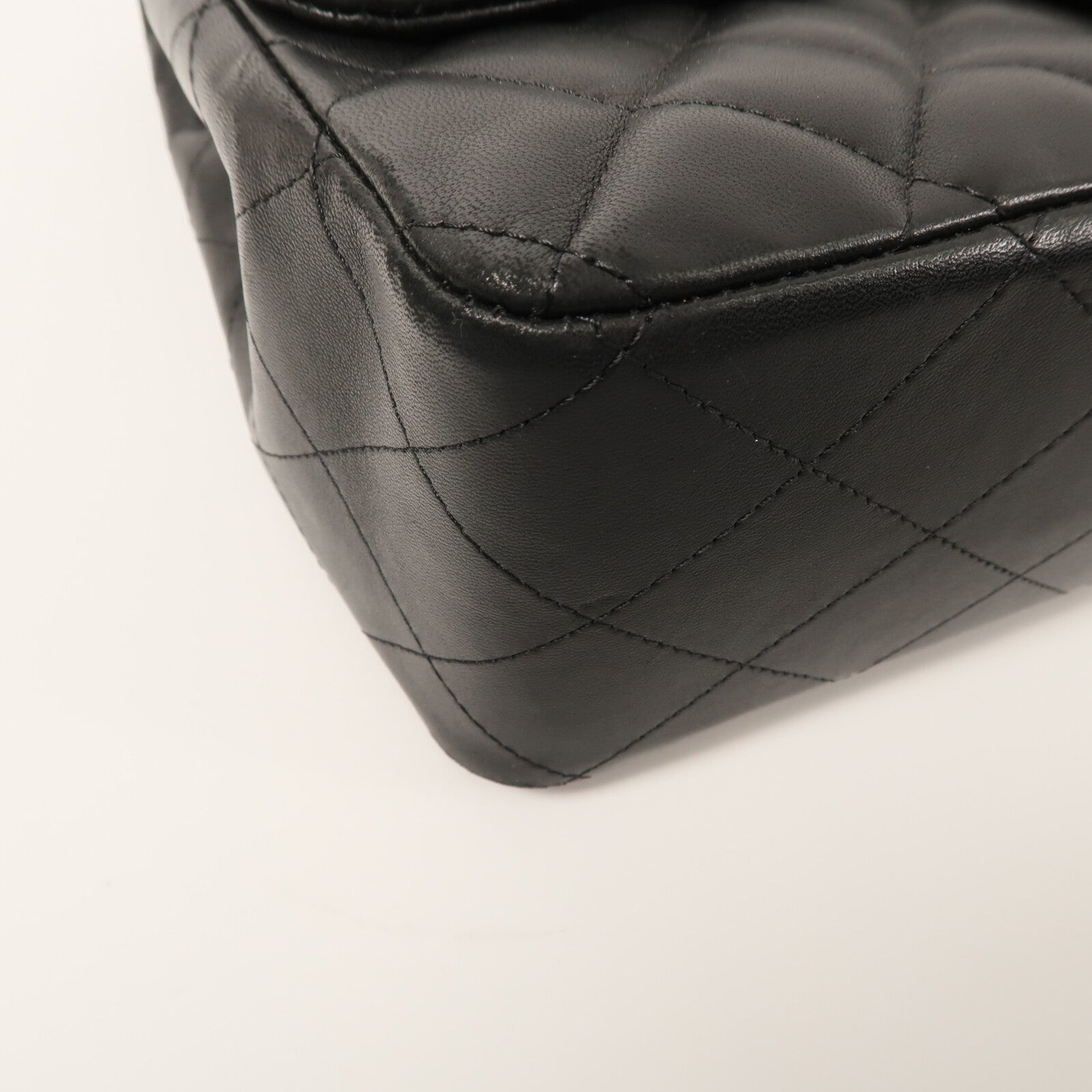 CHANEL 羊皮皮革Large Classic鏈帶肩背袋