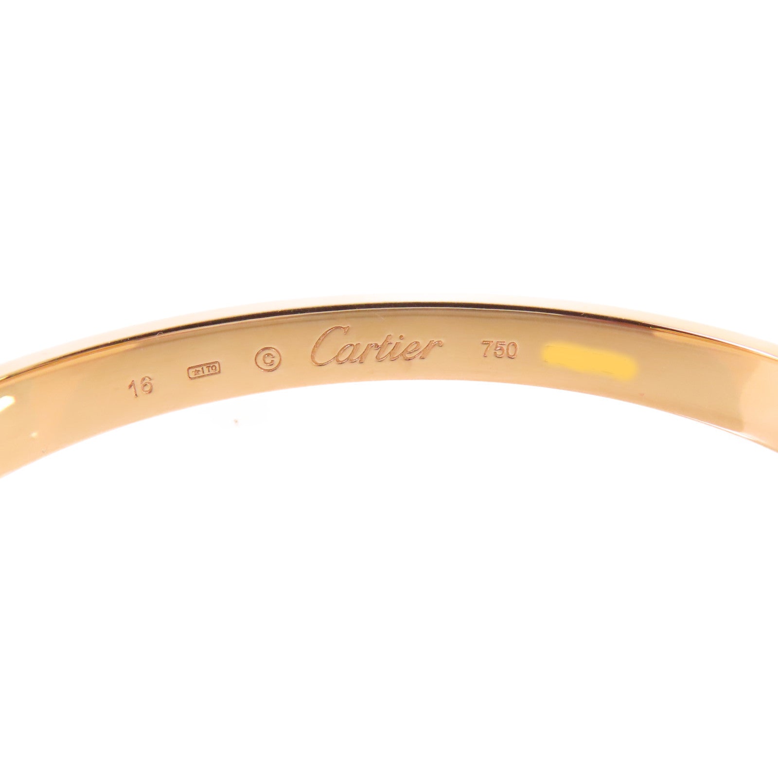 CARTIER 18K玫瑰金Love Bracelet手鐲