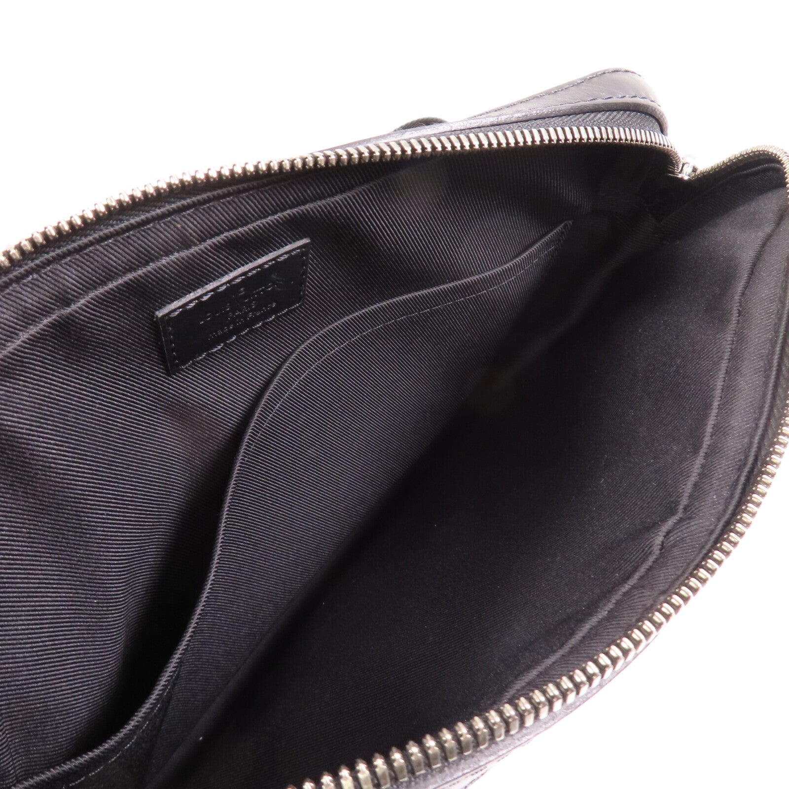 LOUIS VUITTON Monogram Eclipse Reverse Trio Messenger銀扣肩背袋灰色