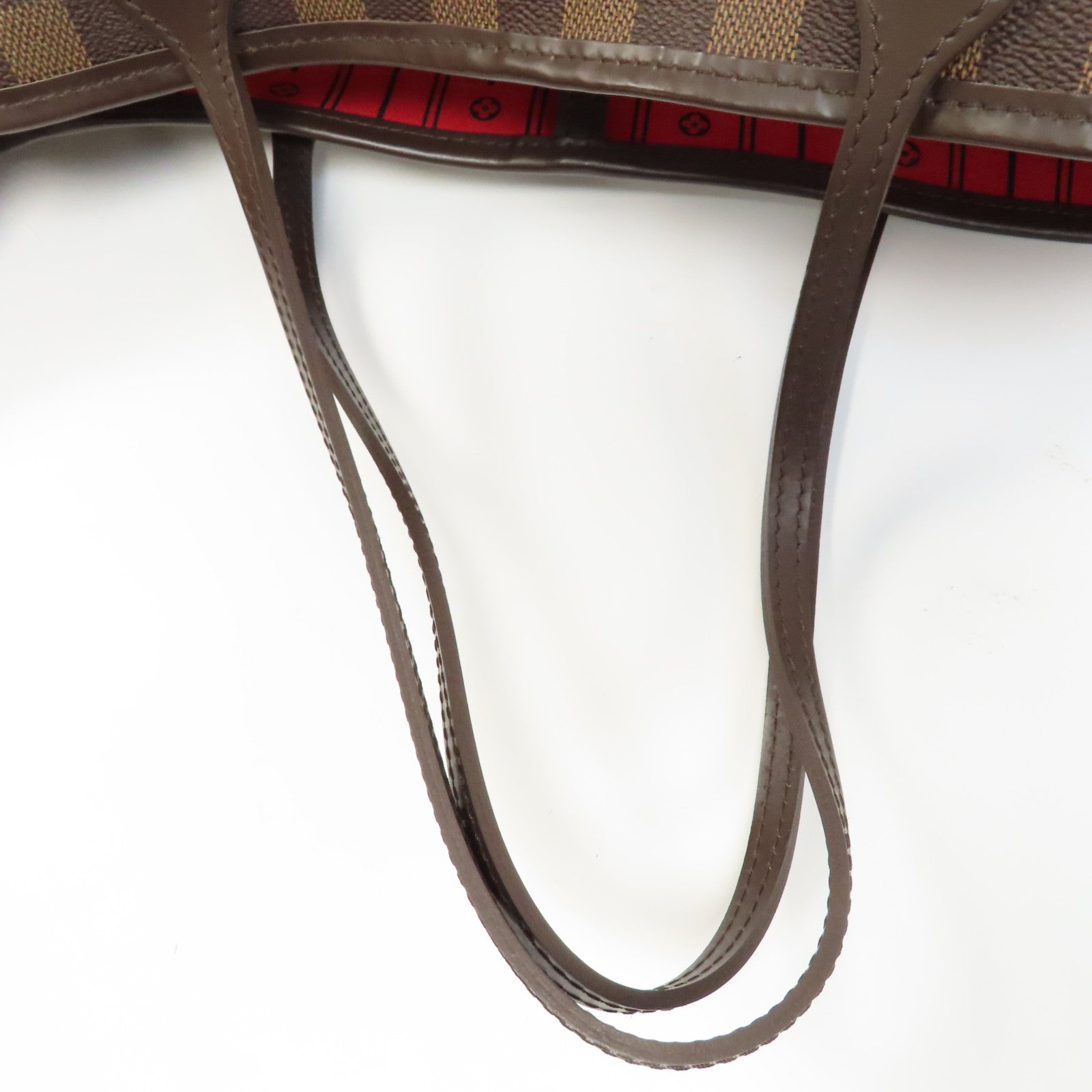 LOUIS VUITTON 【激減優惠】Damier Neverfull GM金扣手挽袋啡色