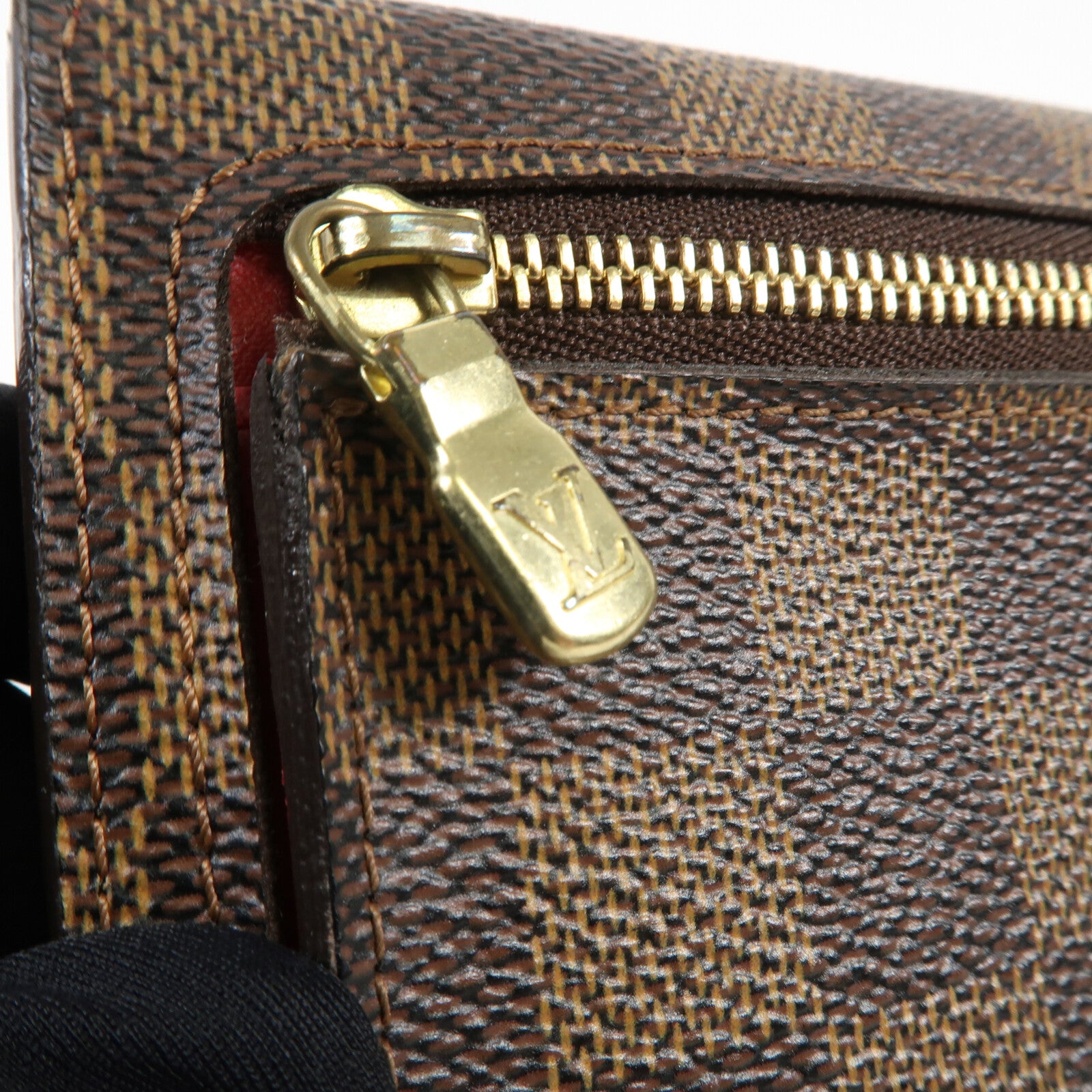 LOUIS VUITTON Damier Portefeuille Koala金扣錢包