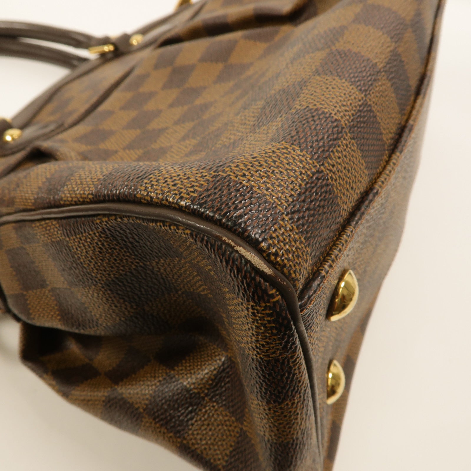 LOUIS VUITTON Damier Trevi PM手挽肩背兩用袋