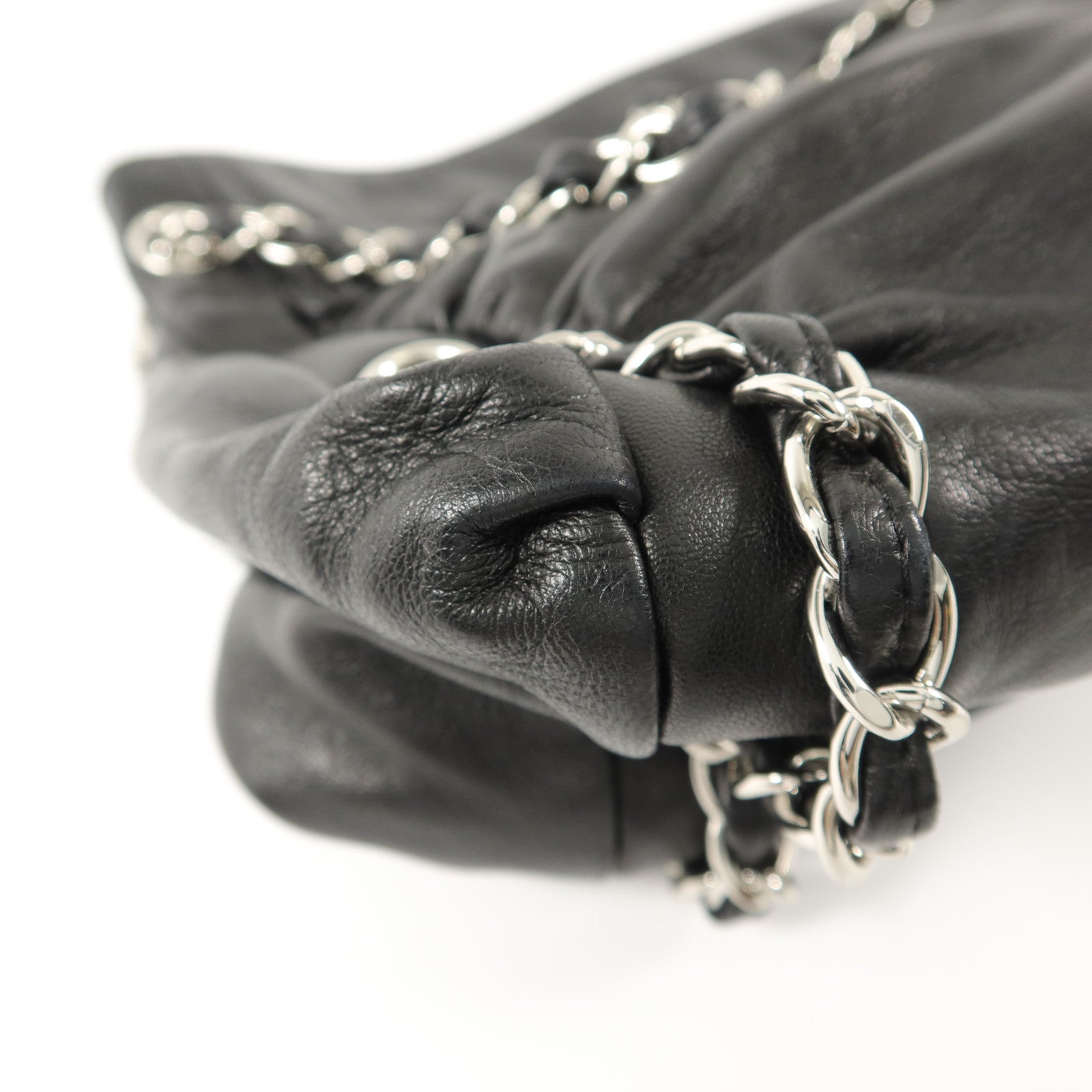 CHANEL 羊皮皮革Chain Shoulder鏈帶肩背袋