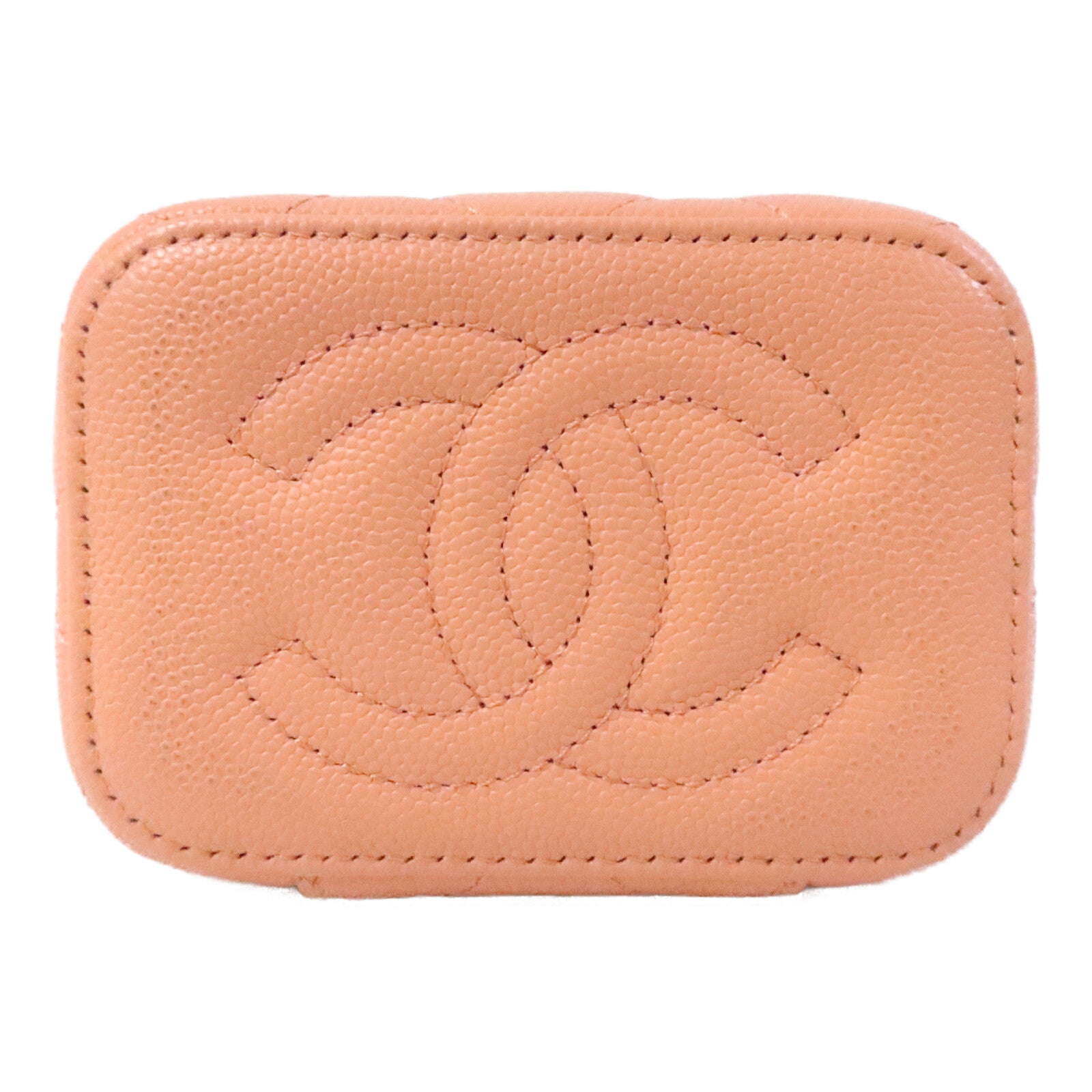 CHANEL 牛皮皮革Vanity肩背袋