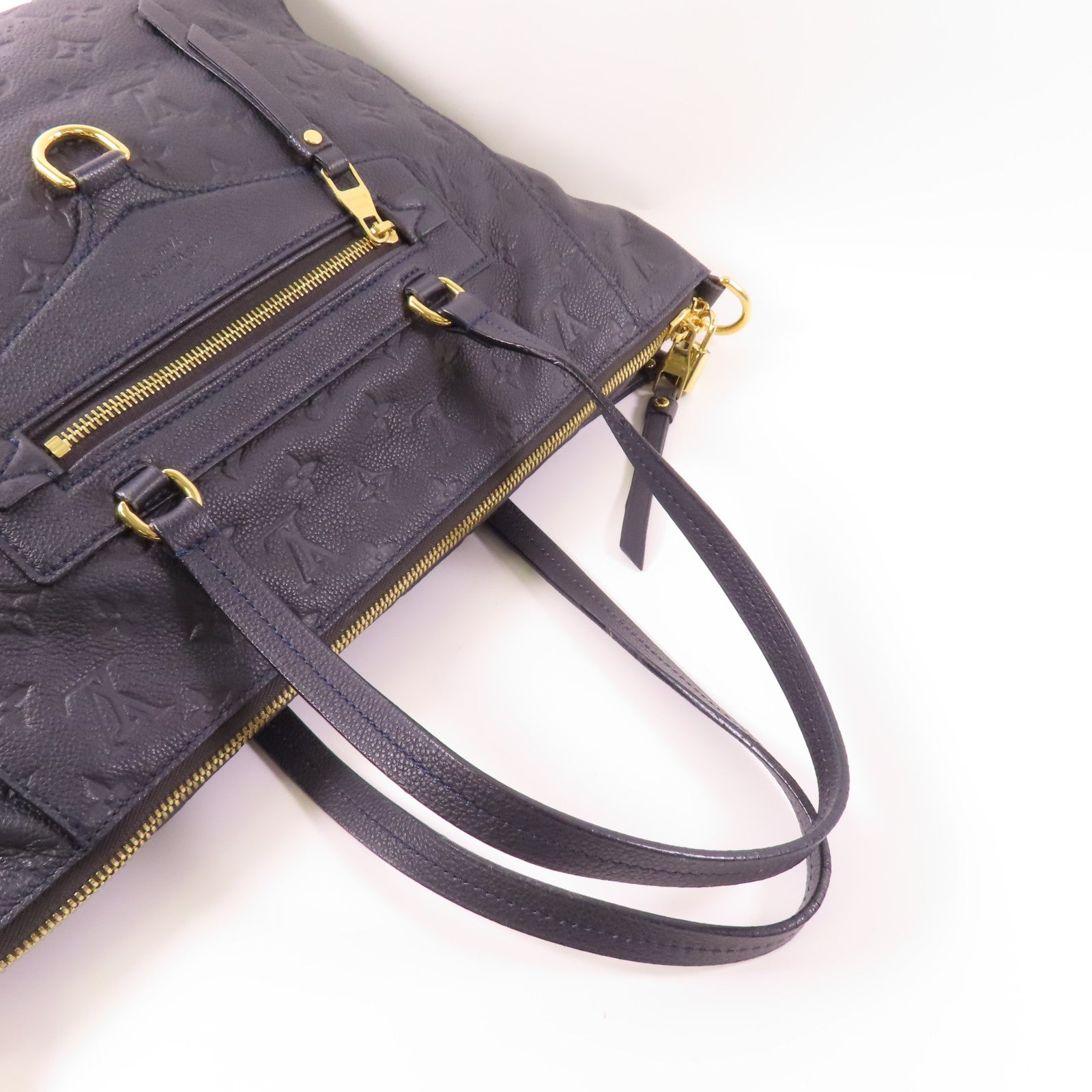 LOUIS VUITTON Monogram Empreinte Lumineuse PM金扣肩背袋