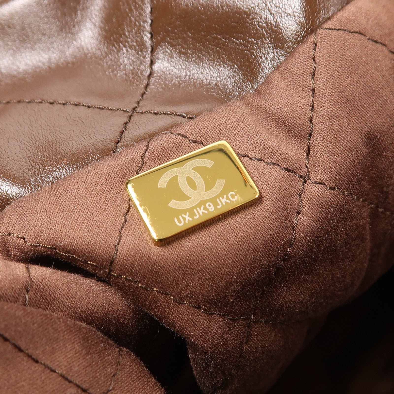 CHANEL 牛皮皮革Chanel 22 Small金扣鏈帶肩背袋