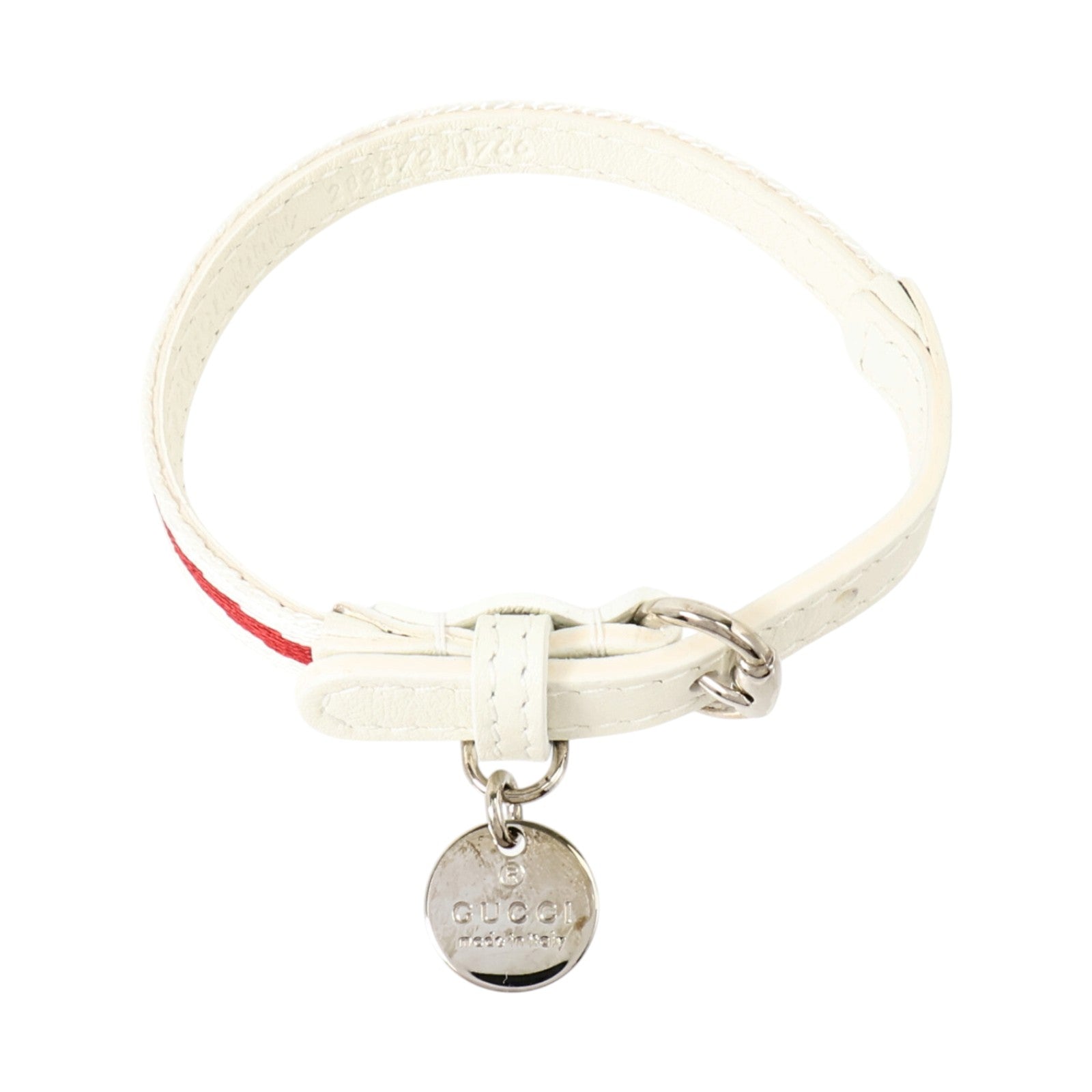 GUCCI 皮革/金屬Charity Bracelet手鏈