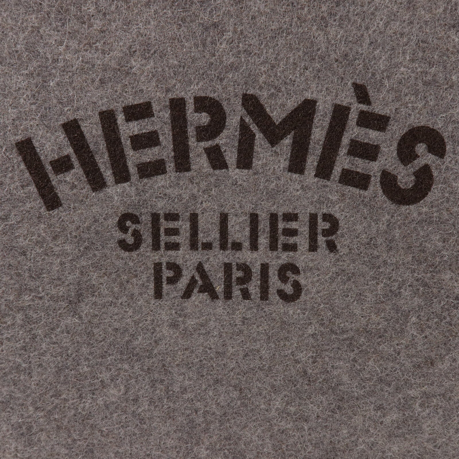 HERMES 羊毛Grooming Bag手挽肩背兩用袋