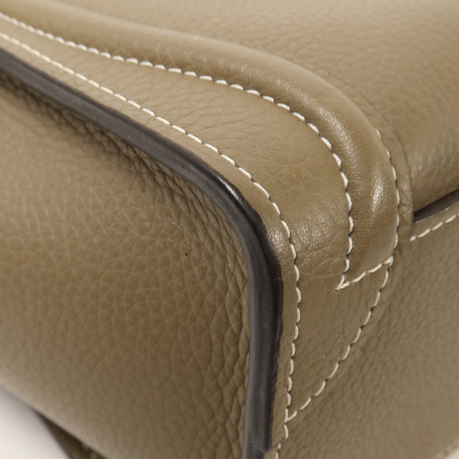 CELINE 牛皮皮革Nano Luggage手挽肩背兩用袋