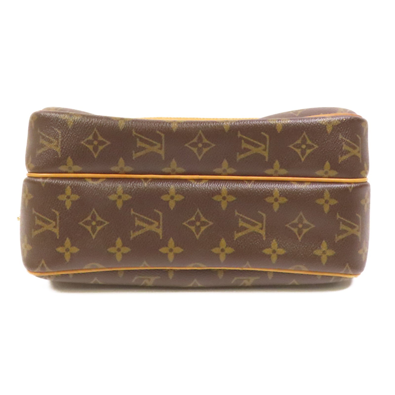 LOUIS VUITTON 【激減優惠】Monogram Reporter PM金扣肩背袋棕色
