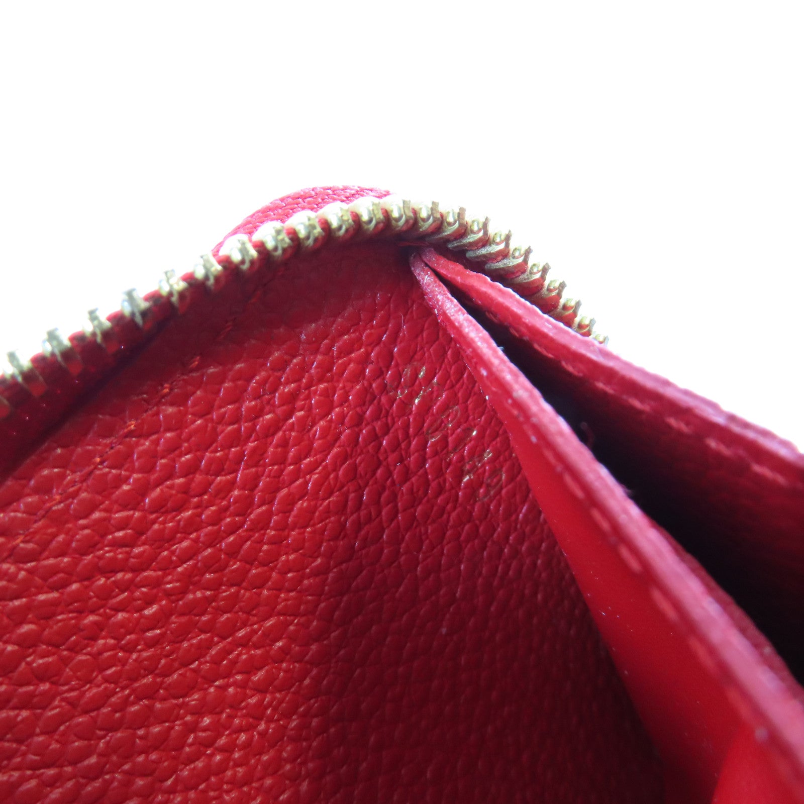 LOUIS VUITTON **【激減優惠】Monogram Empreinte Long Wallet金扣長錢包深藍色/紅色