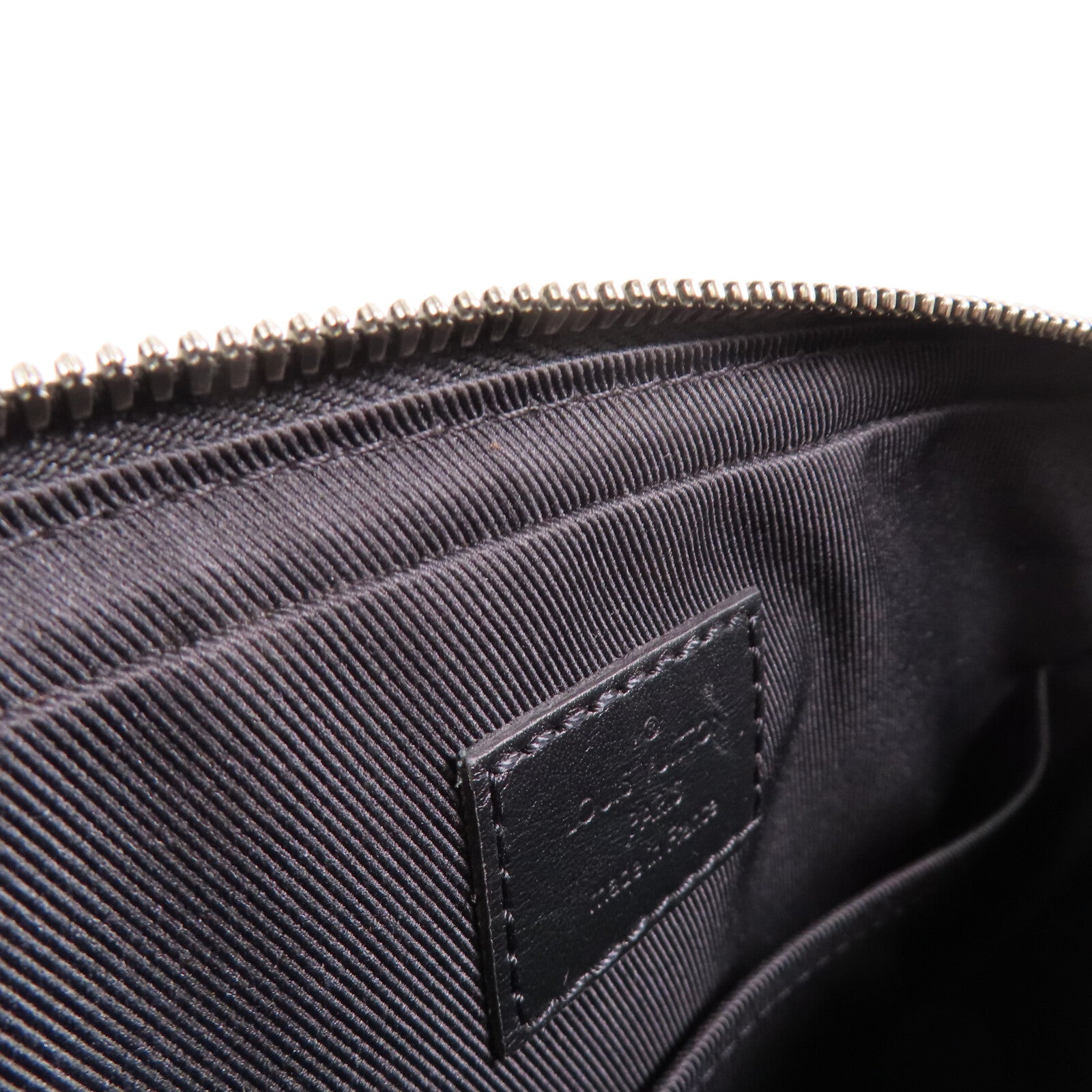 LOUIS VUITTON Monogram Eclipse Reverse Trio Messenger銀扣肩背袋灰色
