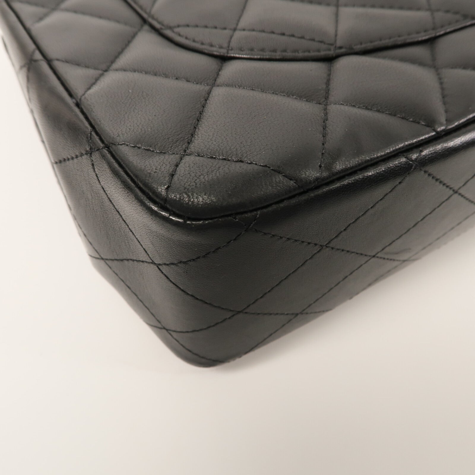 CHANEL 羊皮皮革Large Classic鏈帶肩背袋