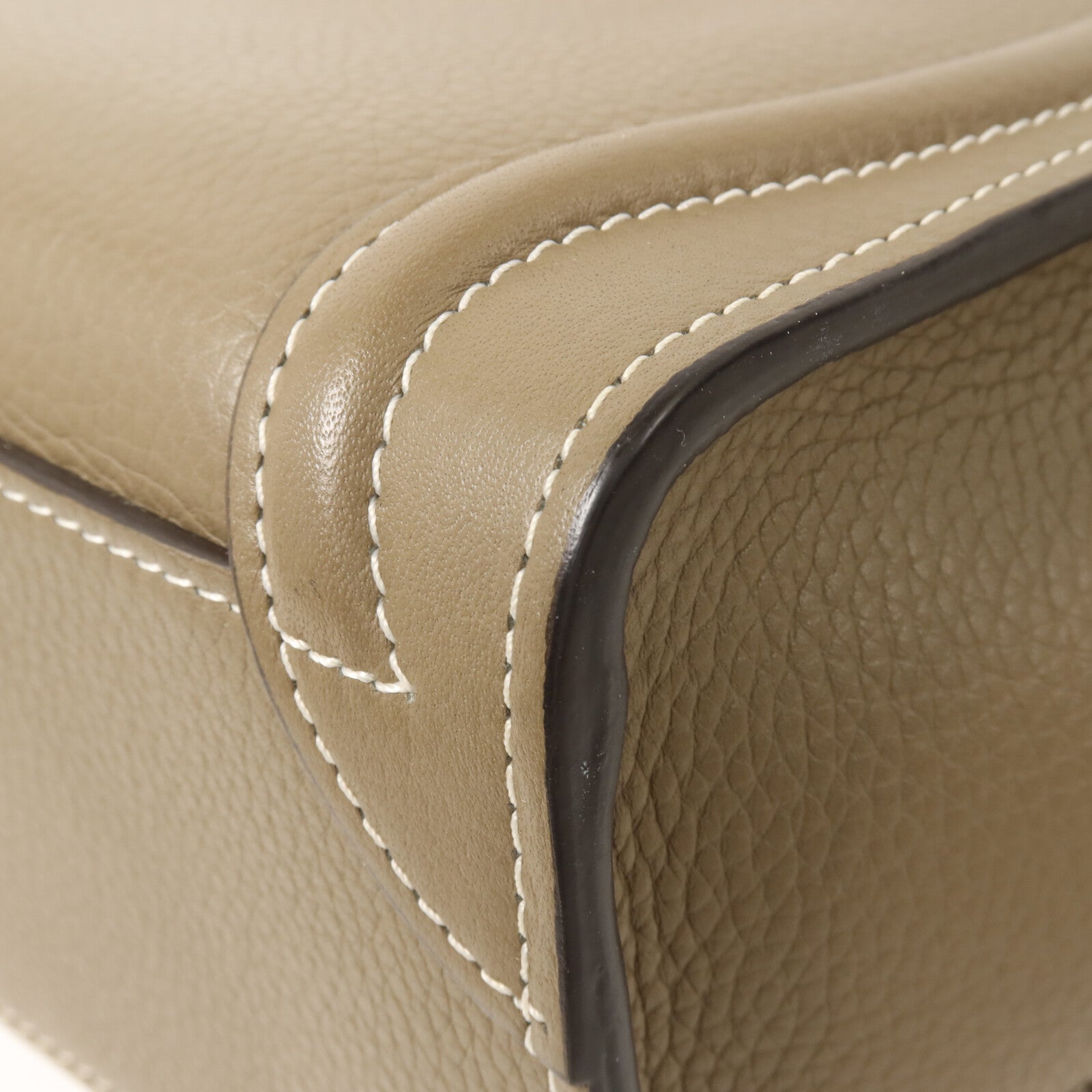 CELINE 牛皮皮革Nano Luggage手挽肩背兩用袋