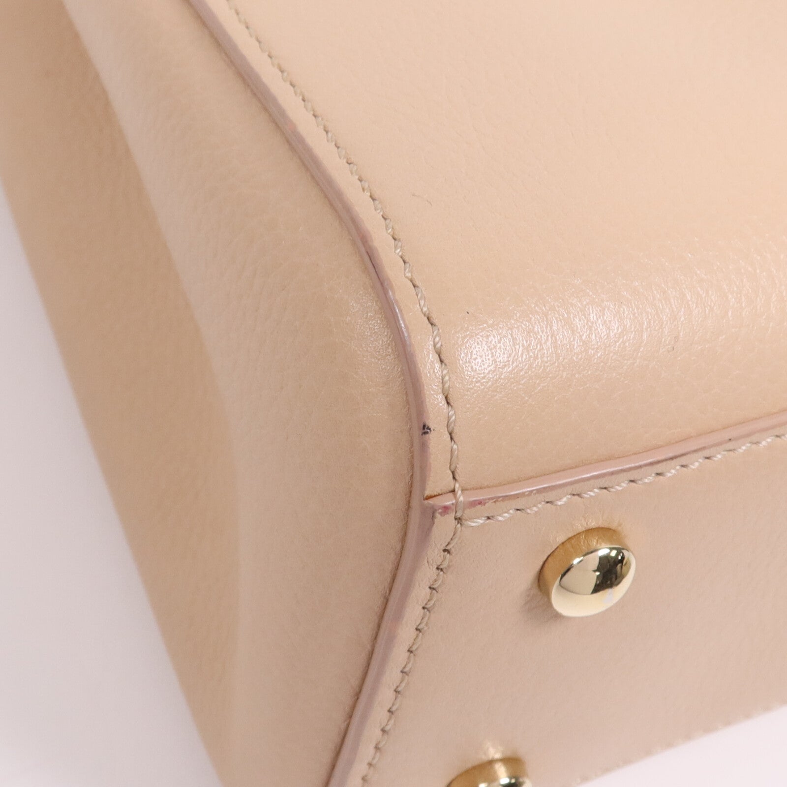 CHANEL 牛皮皮革2 Way Shoulder Bag金扣手挽肩背兩用袋