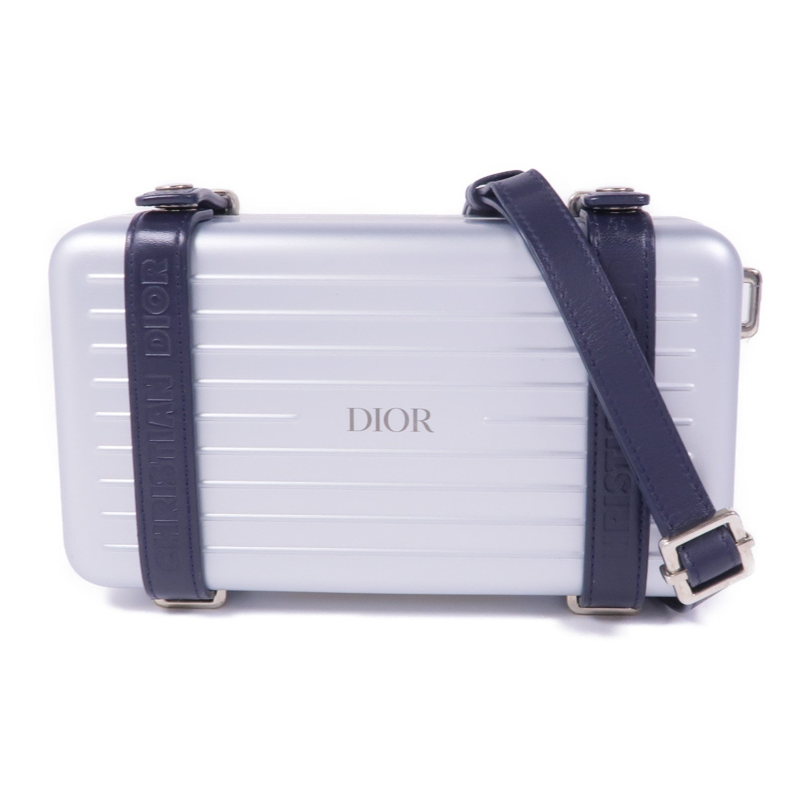 RIMOWA 鋁合金Rimowa x Dior Personal Clutch銀扣肩背袋