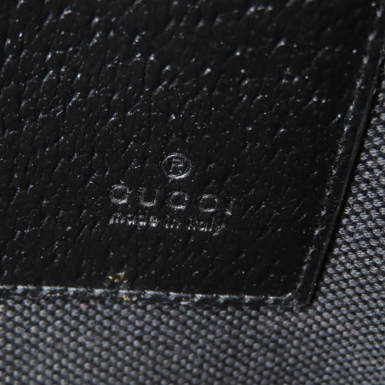 GUCCI 【激減優惠】塗層帆布Clutch Bag銀扣手拿包黑色/彩色