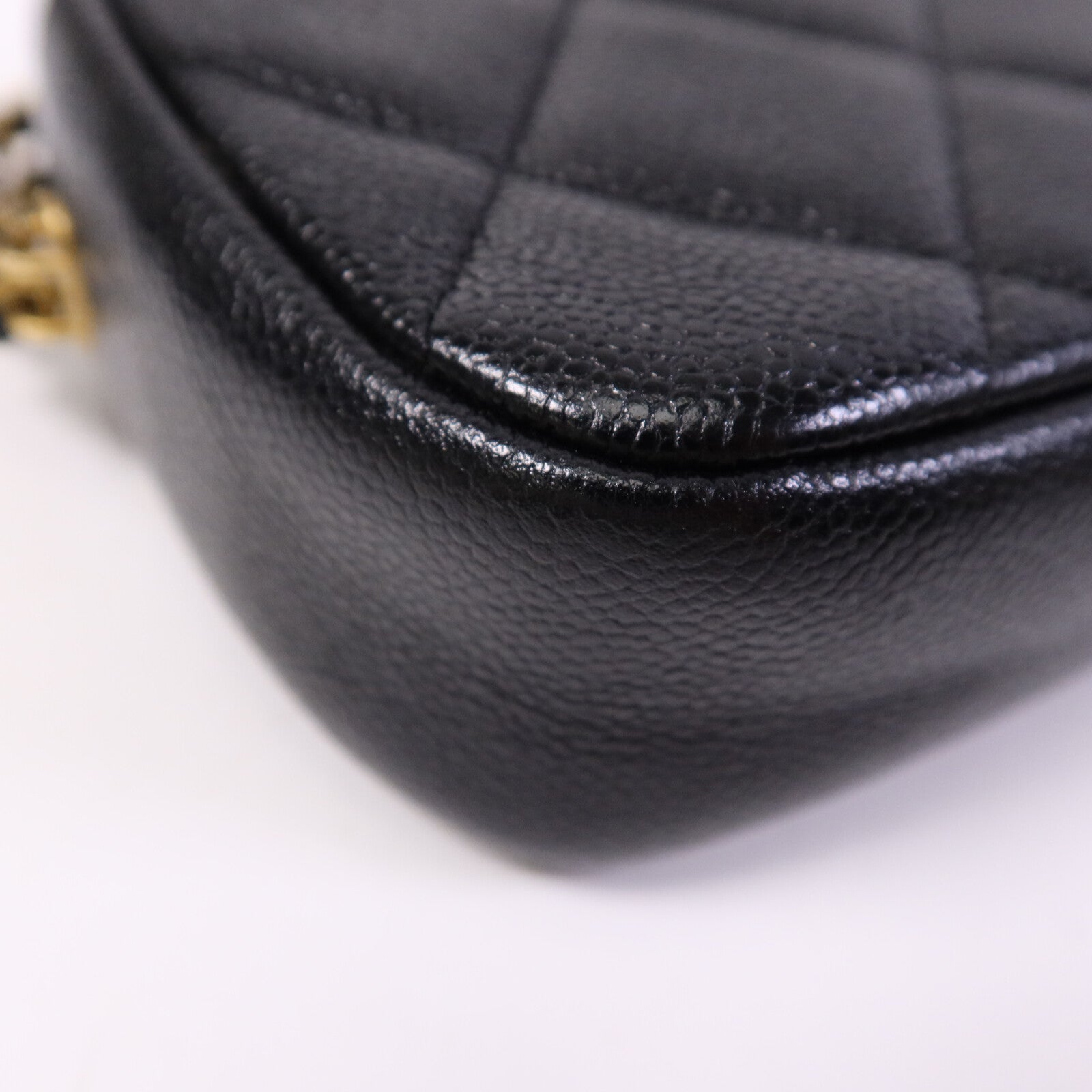 CHANEL 【激減優惠】牛皮皮革Camera Bag金扣鏈帶肩背袋