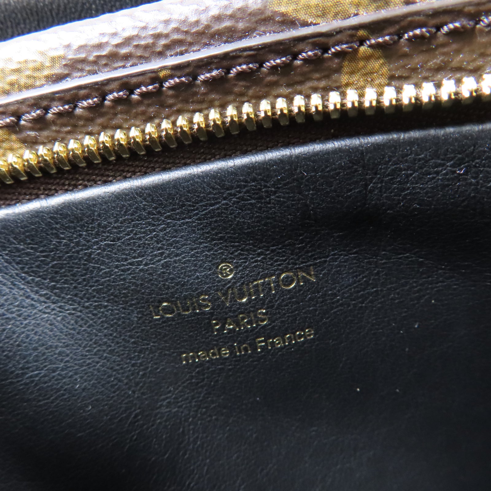 LOUIS VUITTON 【激減優惠】Monogram Reverse Multi Pochette金扣肩背袋啡色/黑色