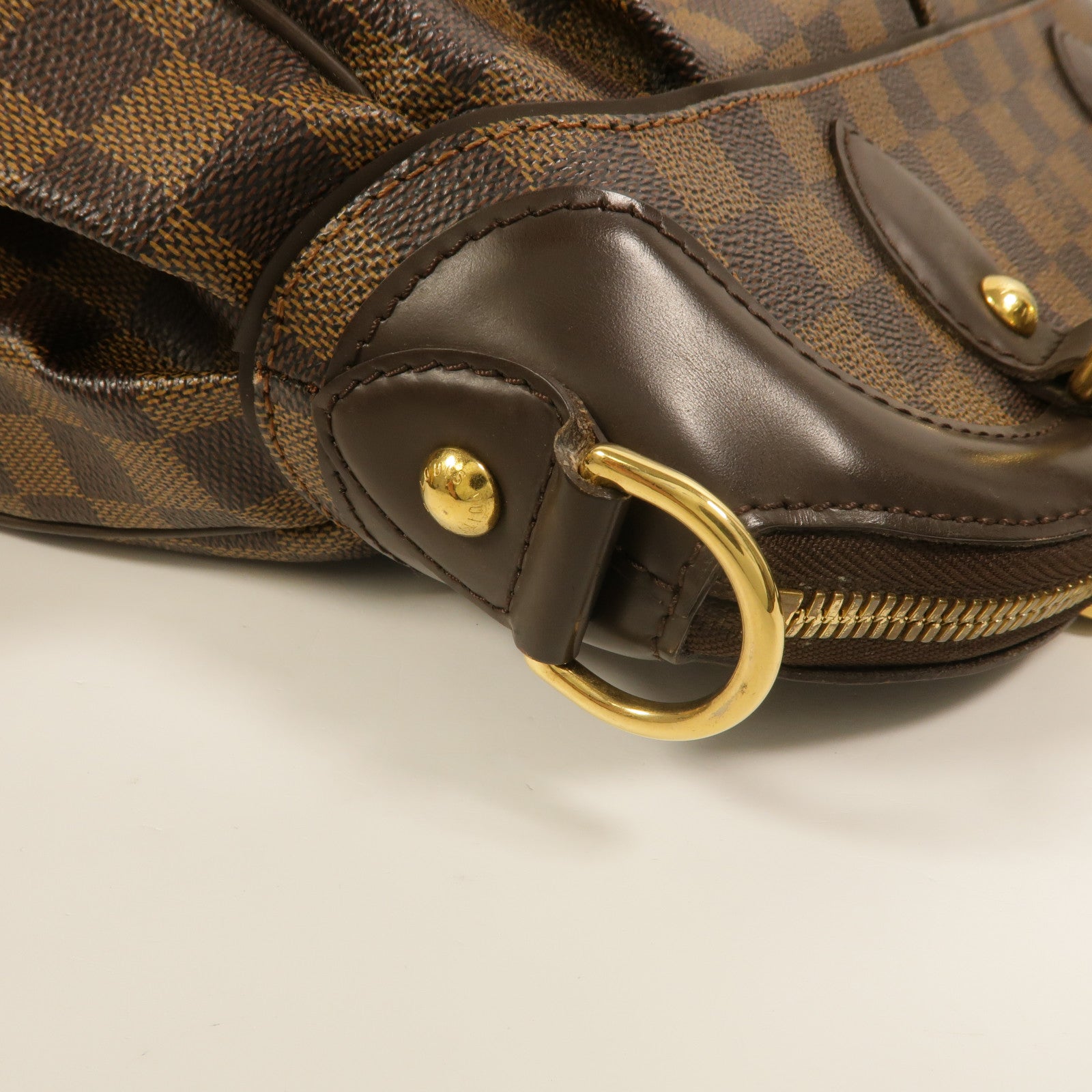LOUIS VUITTON Damier Trevi PM手挽肩背兩用袋