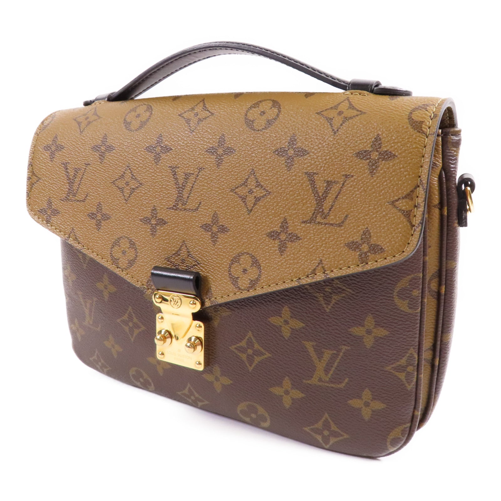 LOUIS VUITTON LV Pochette Metis 2 Way Shoulder Bag M44876 Monogram Reverse Brown