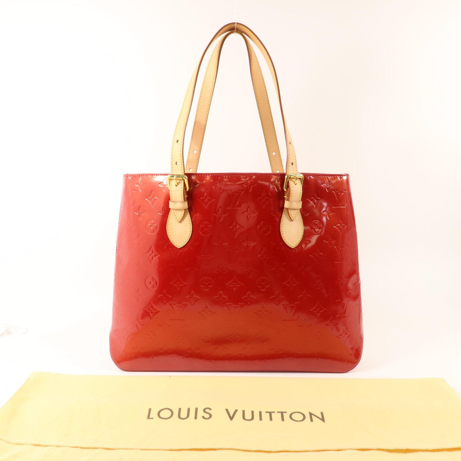 LOUIS VUITTON Monogram Vernis Brentwood手挽袋