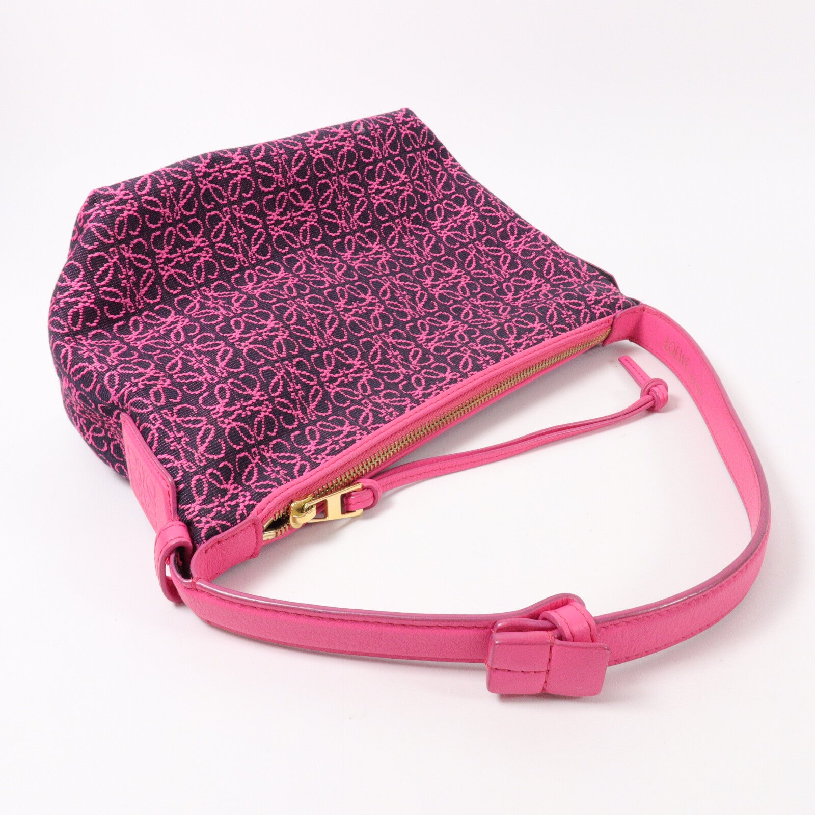 LOEWE 帆布Cubi肩背袋