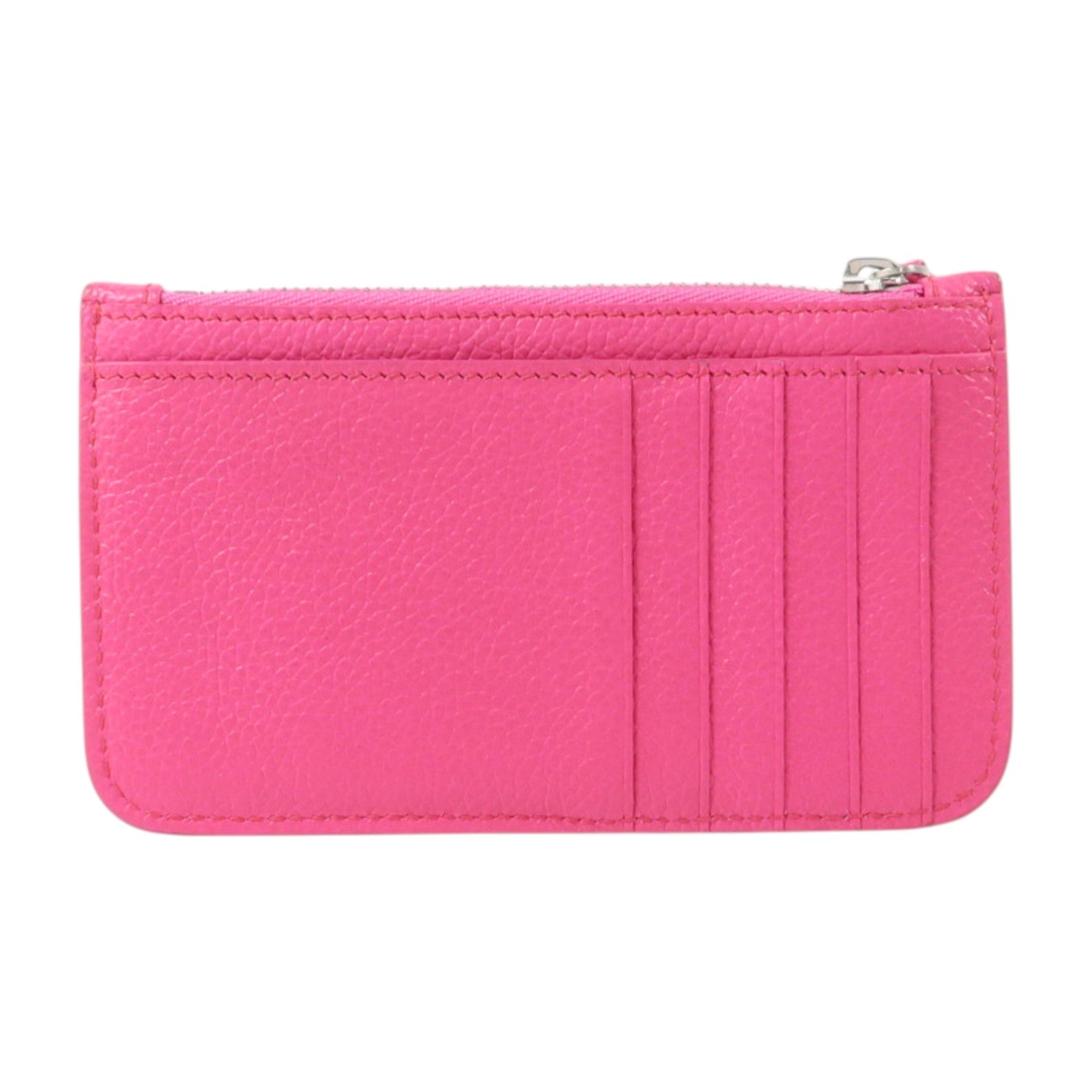 BALENCIAGA 牛皮皮革Card Case銀扣卡片套