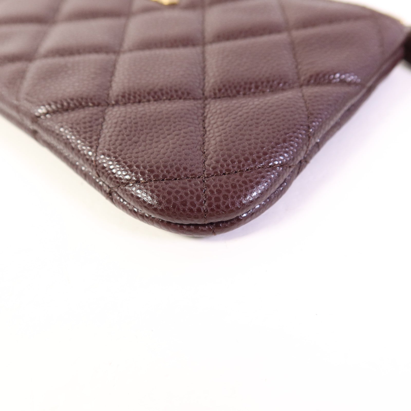 CHANEL 牛皮皮革Coin Pouch金扣零錢包